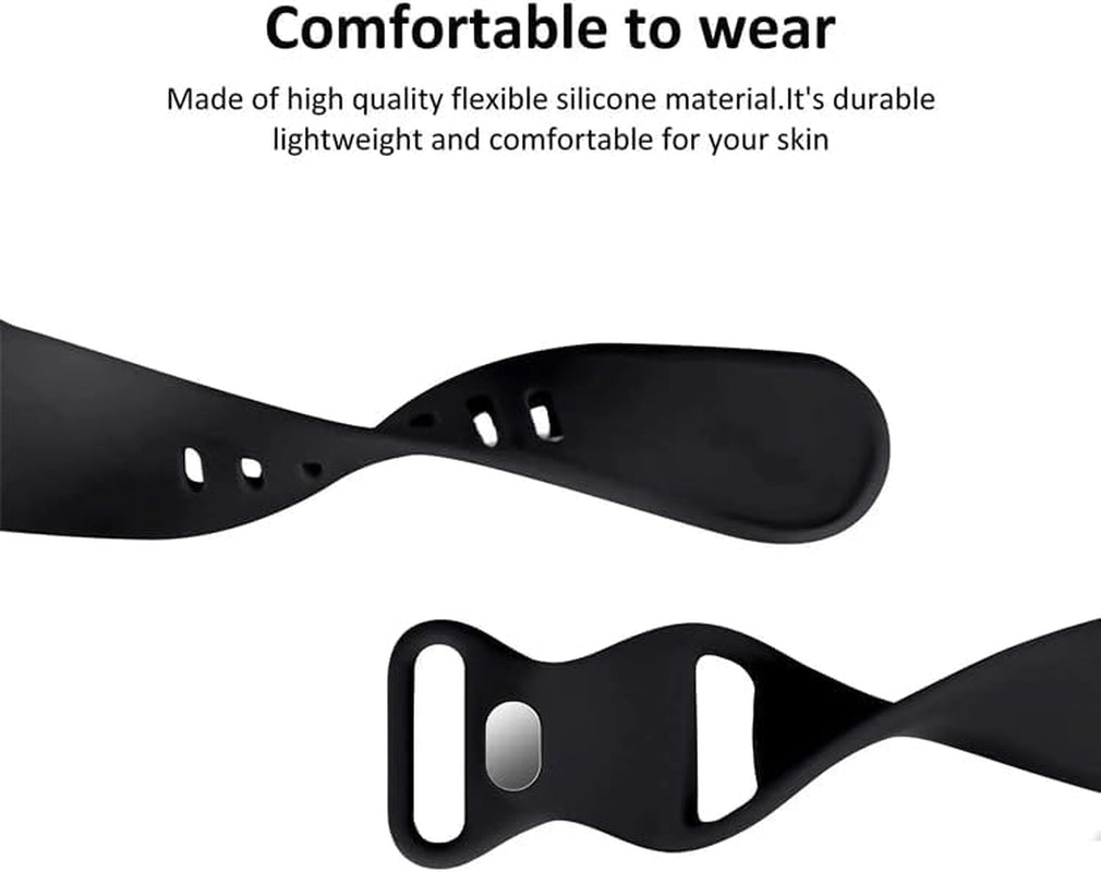 AXTECHS Sports Watch Bands Are Compatible with Apple Watch Bands Sizes 38Mm 40Mm 41Mm 42Mm 44Mm 45Mm 49Mm, and Are Made from Premium Soft Silicone for Men and Women.