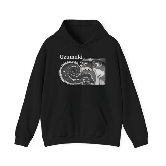 Anime Uzumaki Hoodie - Unisex Heavy Blend™ Hooded Sweatshirt, Naruto Inspired Jumper, Cosplay Sweater, Japanese Manga Pullover, Cool Anime