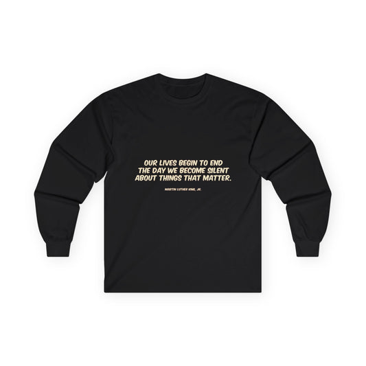 Anti-Sexual Assault Unisex Long Sleeve Tee