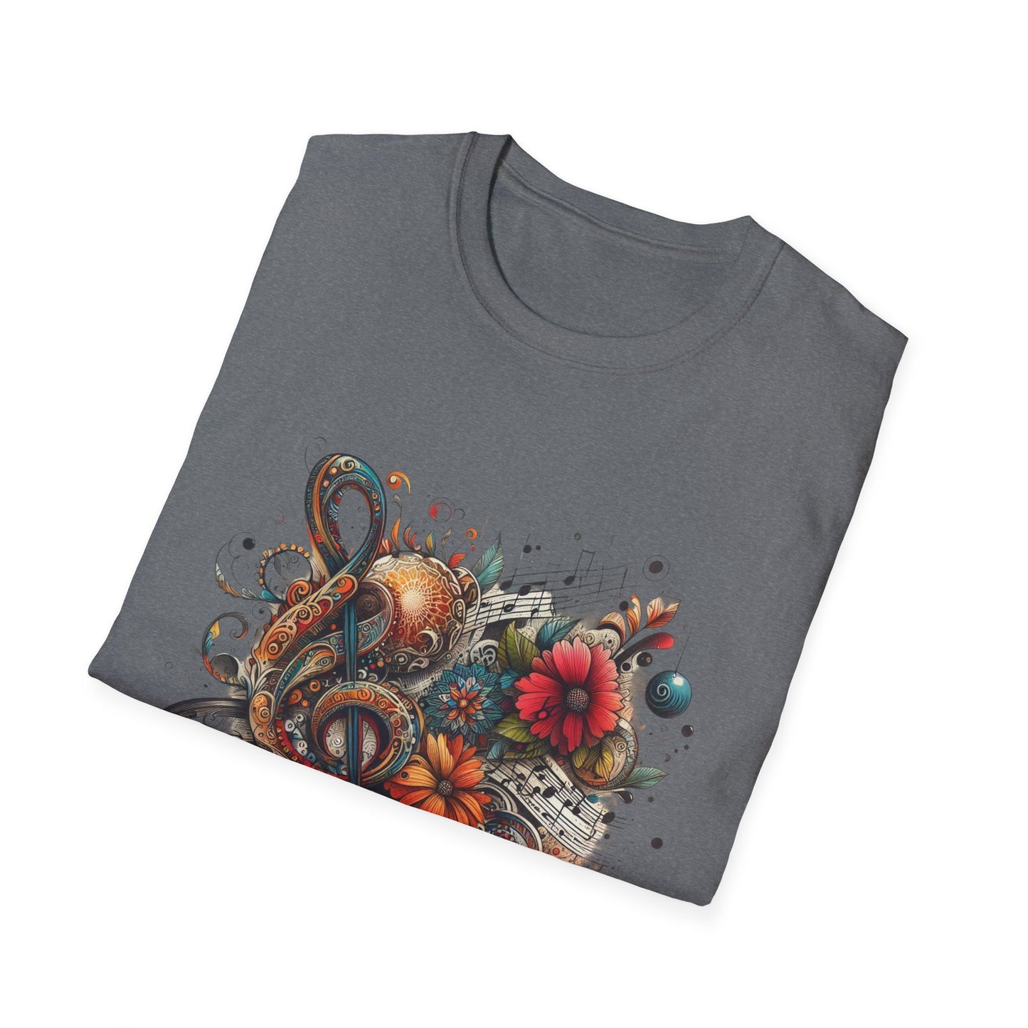 Angie Stone inspired Colorful Artistic Floral Unisex T-Shirt - Graphic Tee for Art Lovers