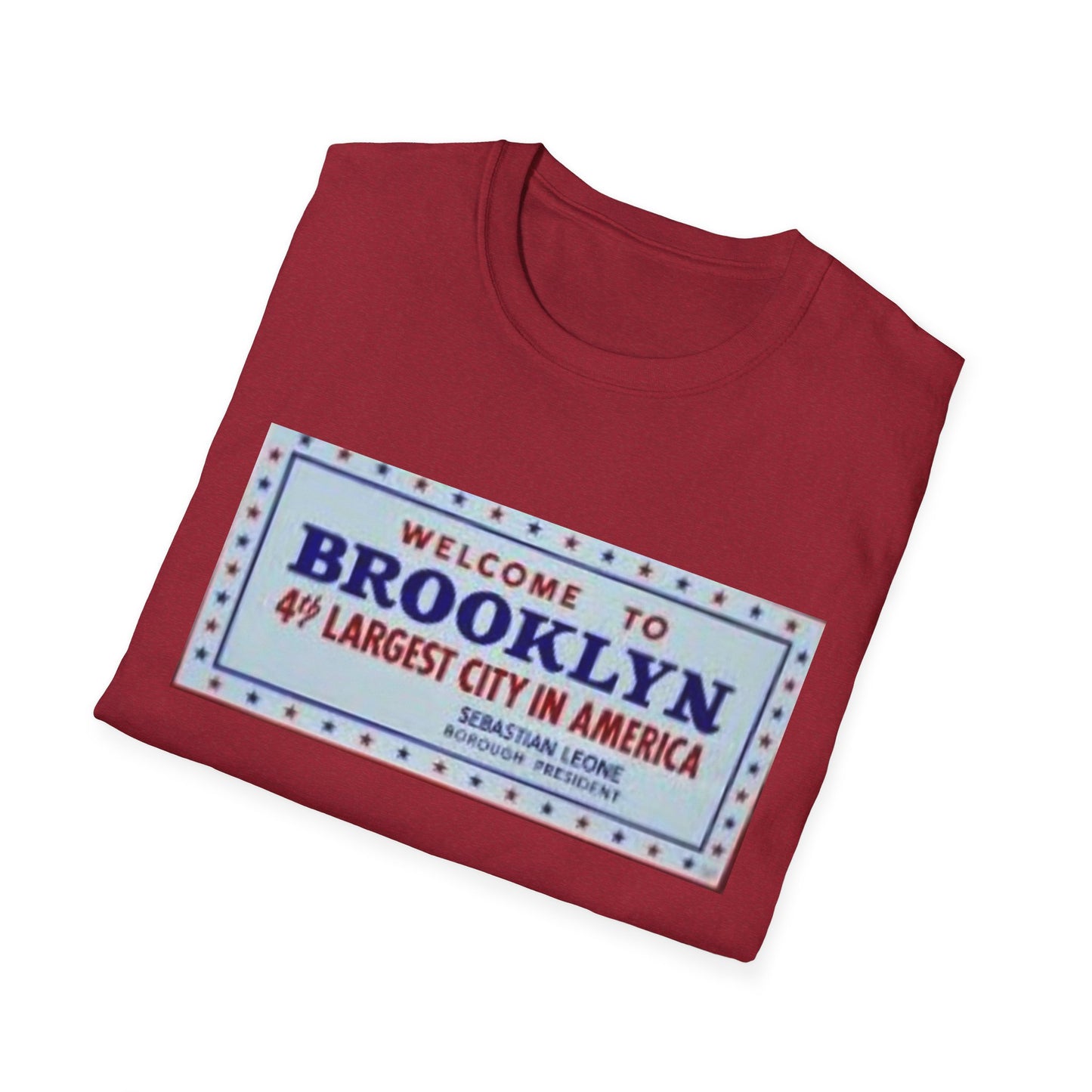 RETRO VINTAGE WELCOME TO BROOKLYNN NY Unisex Softstyle T-Shirt
