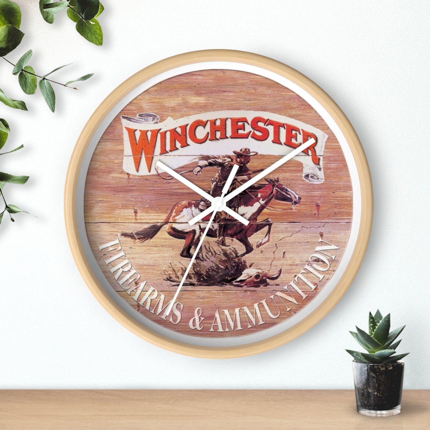 Winchester FIREARMS AND AMMUNITION Wall Clock