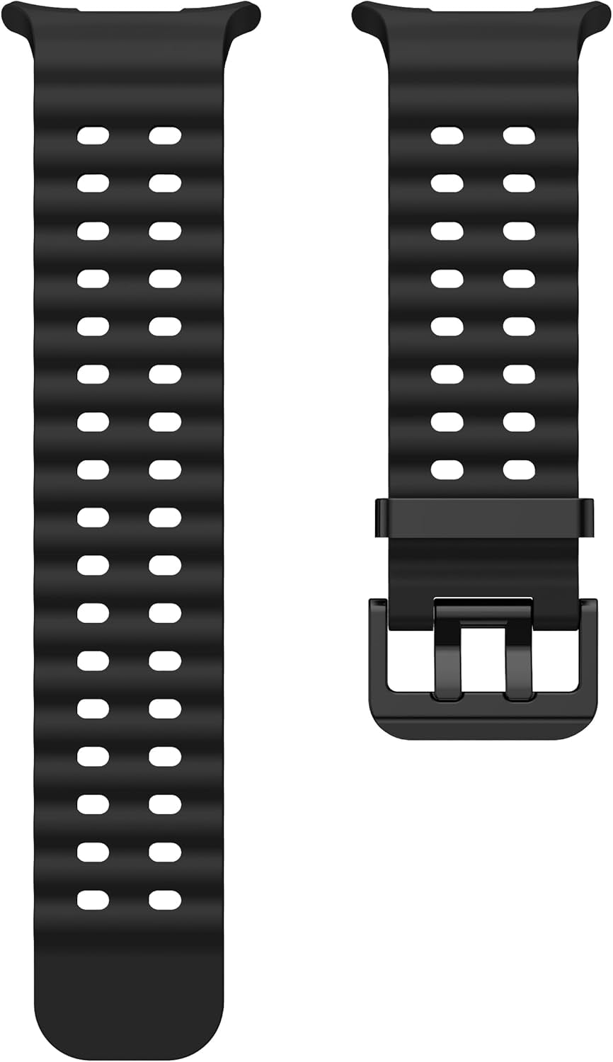 Soft Silicone Band for Samsung Galaxy Watch Ultra 47Mm Band Men Women, Waterproof Breathable Sport Watch Band for Galaxy Watch Ultra 47Mm Band
