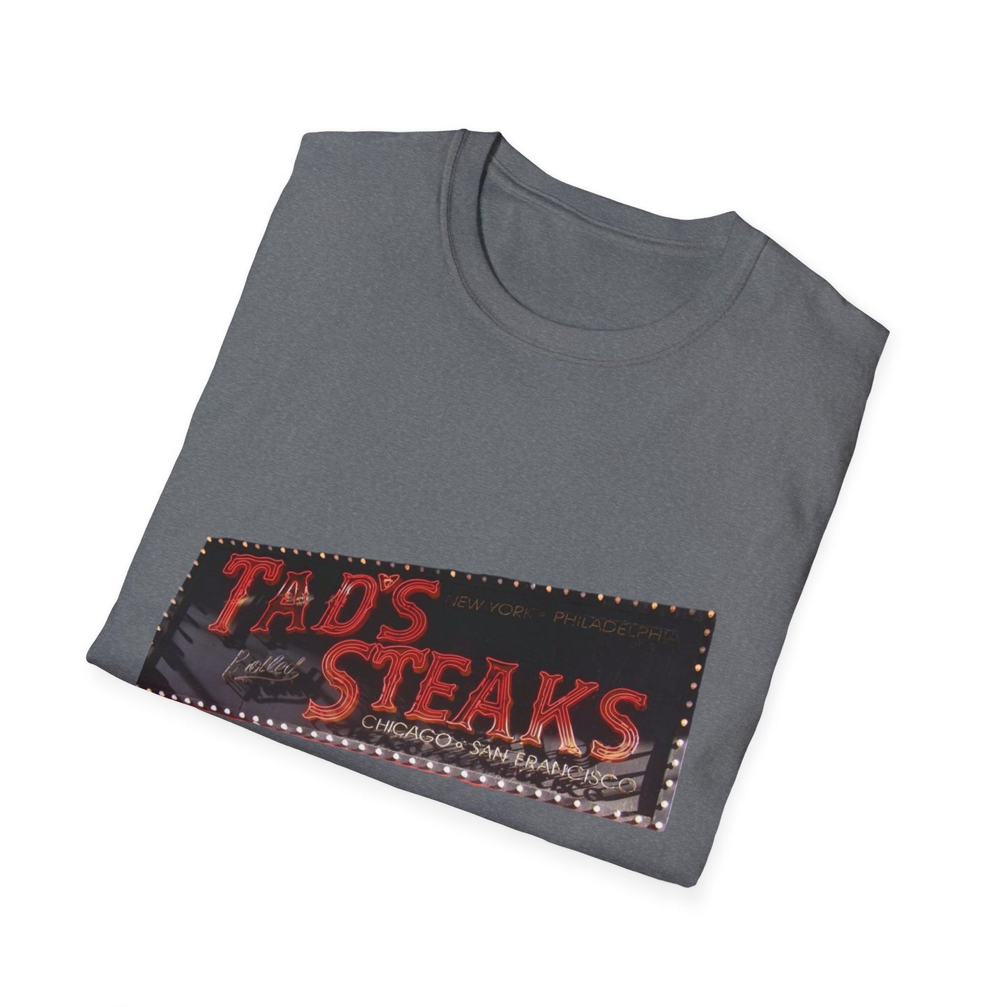 Tad's Steaks [gone] Times Square New York, NY Unisex Softstyle T-Shirt