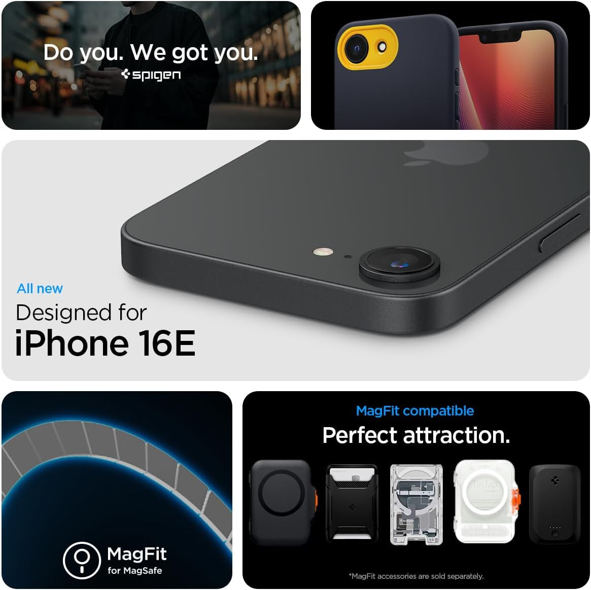 for Iphone 16E Case, Nano Pop Magfit [Compatible with Magsafe Accessories] [Military-Grade Protection] - Blueberry Navy