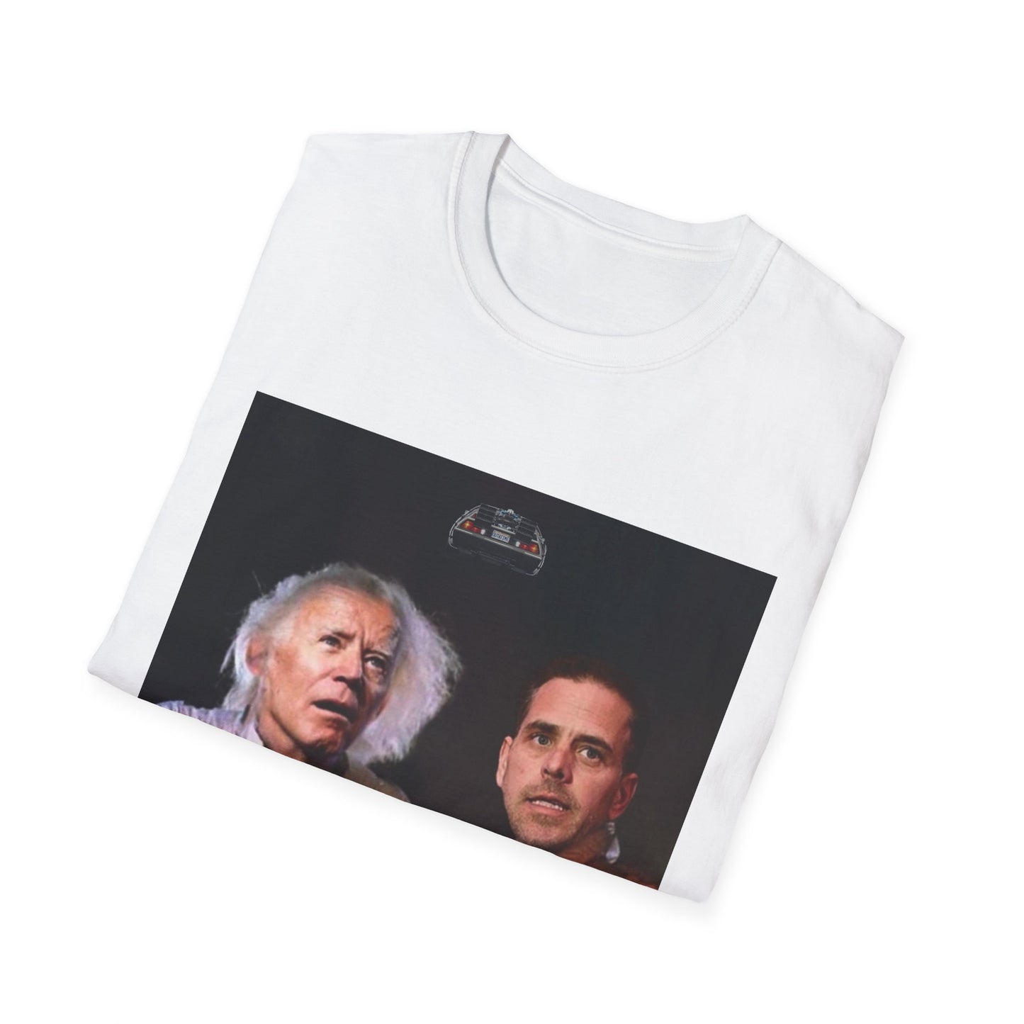 Hunter Biden Convicted Felon Pardon Back to the basement Unisex Softstyle T-Shirt