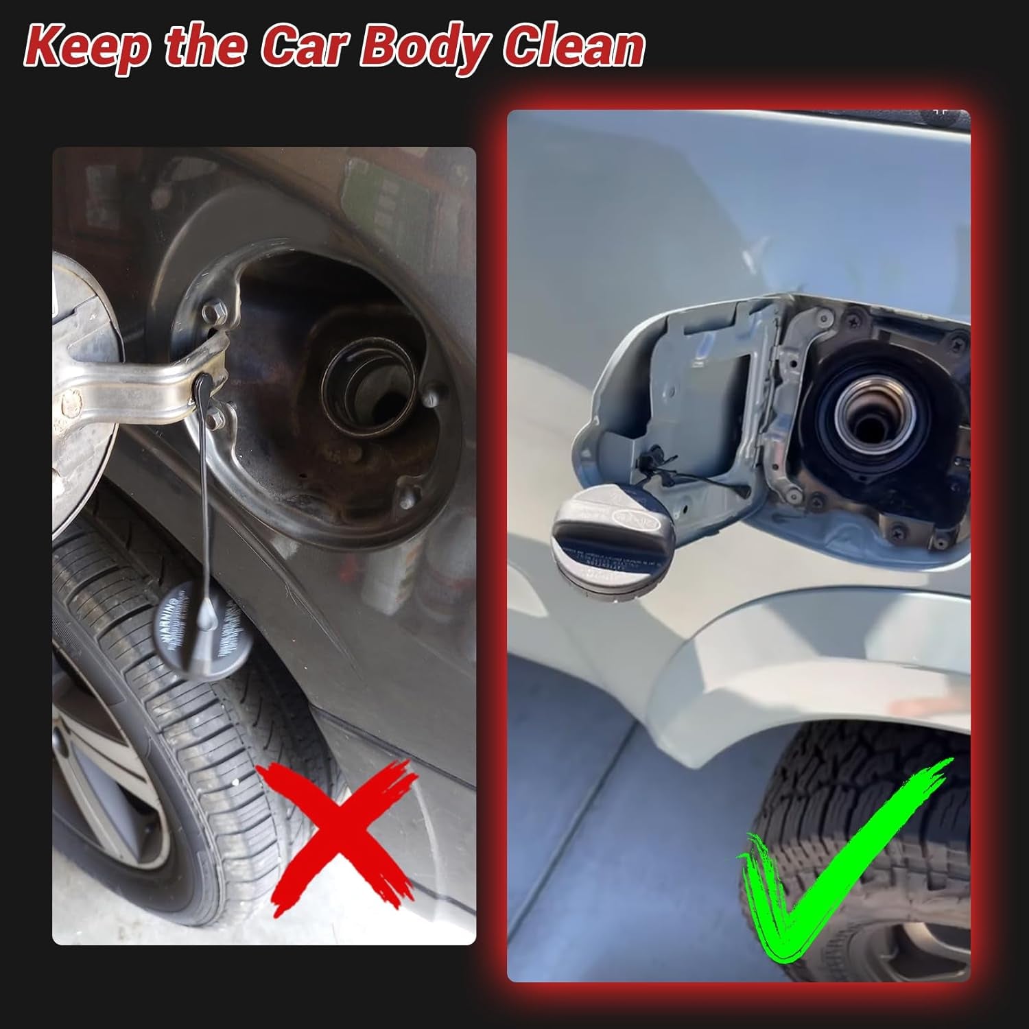 Gas Cap Fuel Cap 77300-07030 for 2014-2021 Toyota Venza Highlander Sienna Tacoma Camry RAV4 Corolla Avalon Tundra Sequioa,Lexus Ct200H UX200 Es300H ES350 Gs450H Nx300H RX350 LC500,77300-53030 Gas Caps