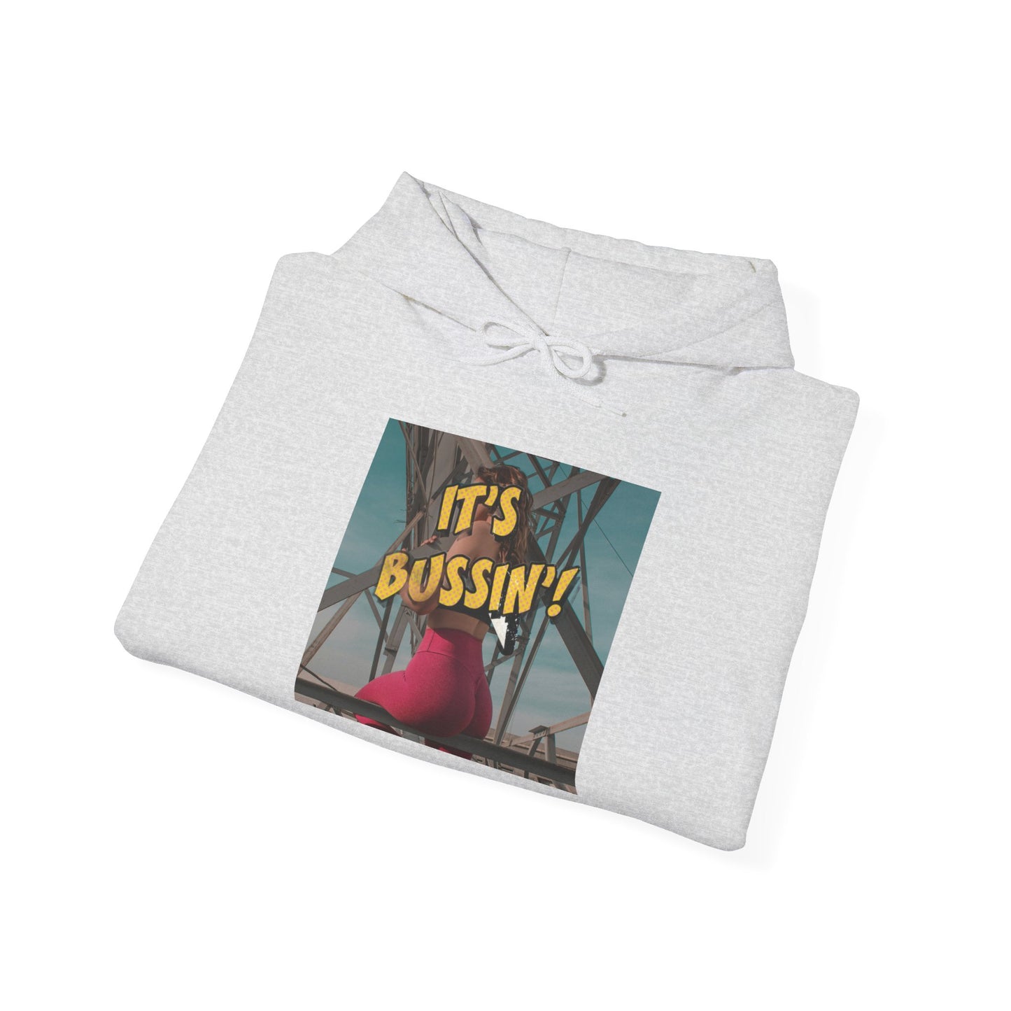IT'S BUSSIN BOOTY Unisex Heavy Blend™ Hooded Sweatshirt