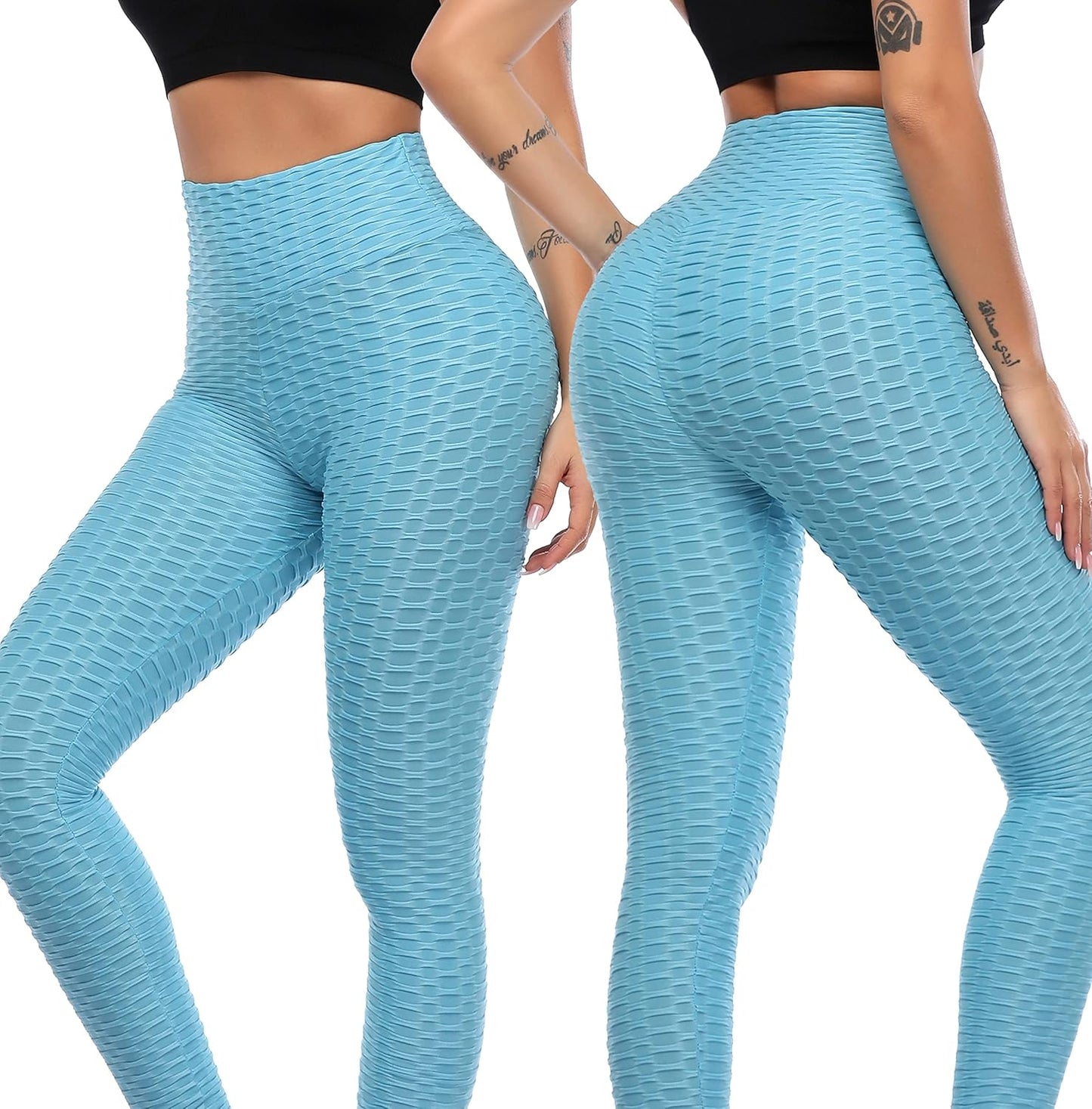 Workout Leggings for Women High Waist Yoga Pants Running Butt Lift Tights Slimming Booty Leggings