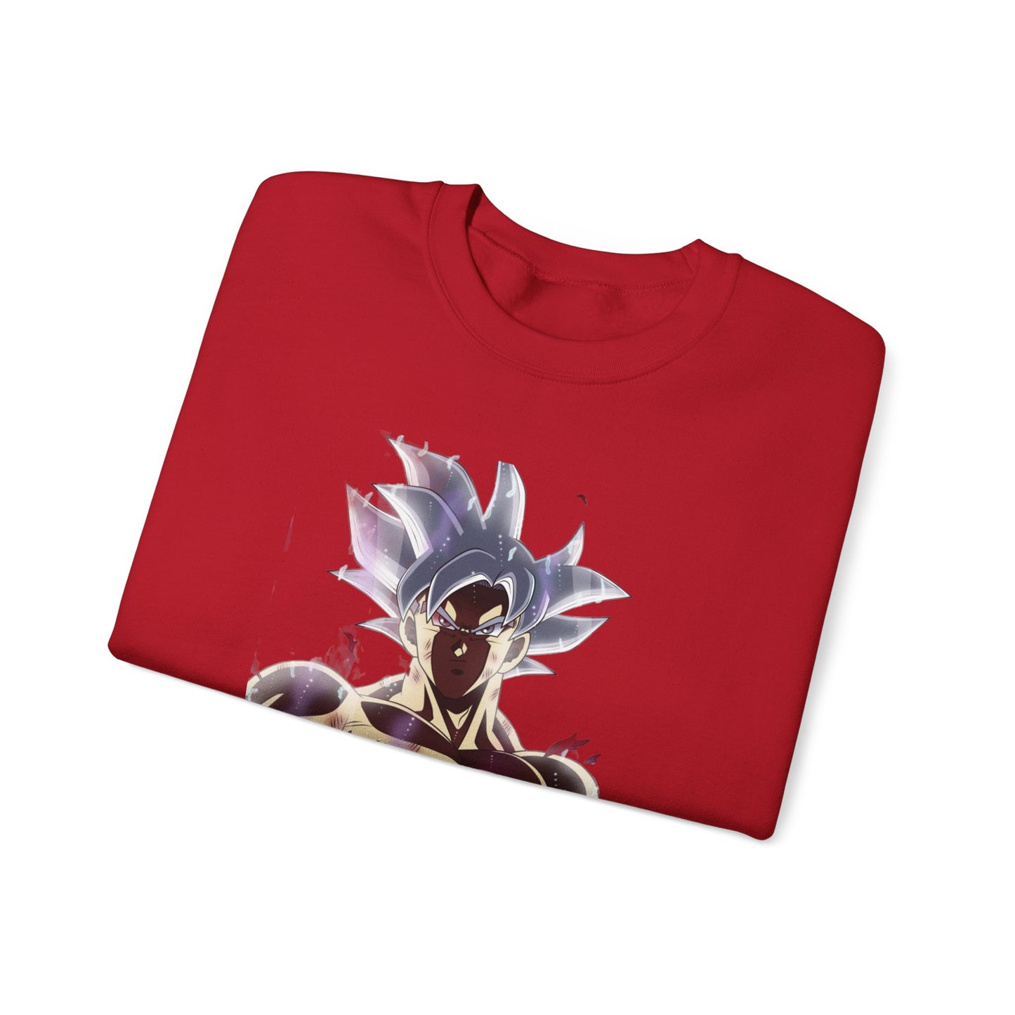 Dragon Ball Super Goku Crewneck Sweatshirt - Ultra Power White Hair Design