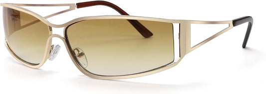 Y2K Sunglasses for Women,Fashion Metal Y2K Glasses,Trendy 2000S Sunglasses Aesthetics Y2K Accessories for Women