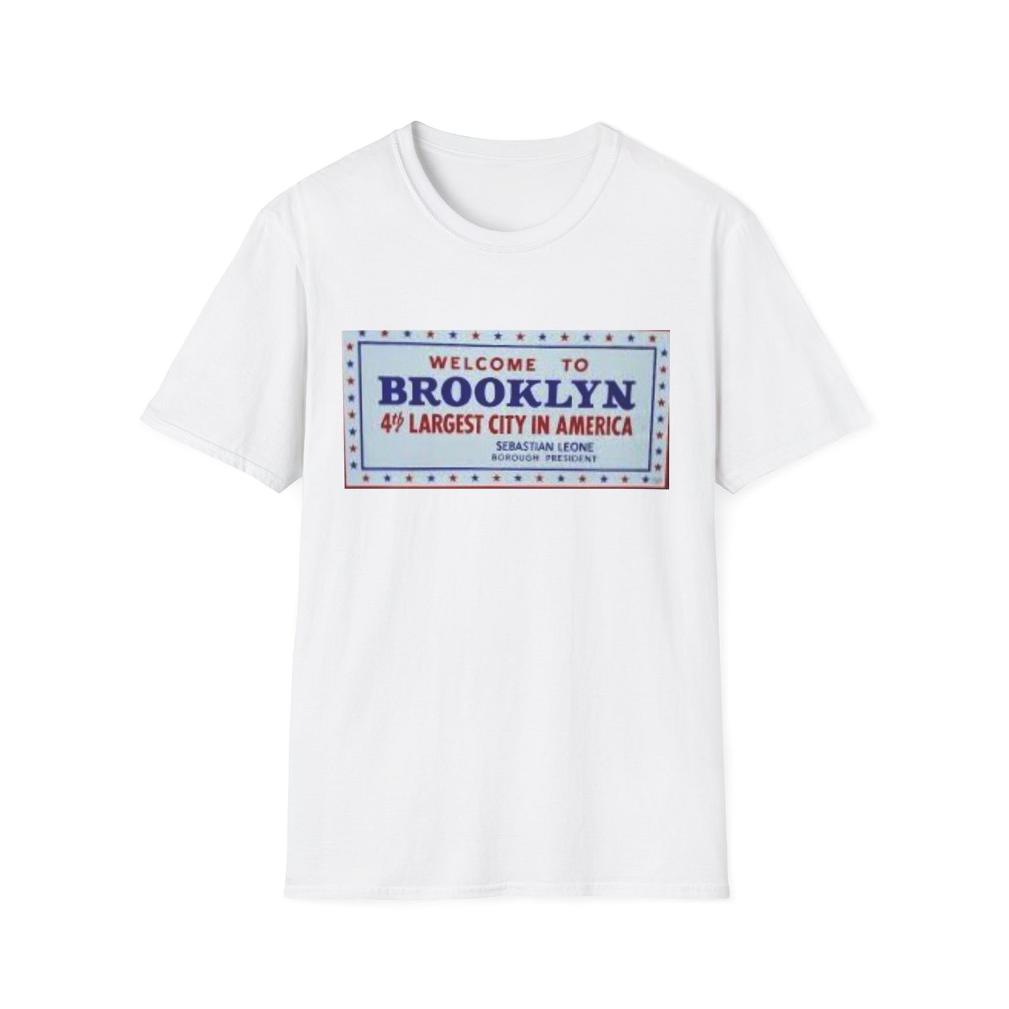 RETRO VINTAGE WELCOME TO BROOKLYNN NY Unisex Softstyle T-Shirt