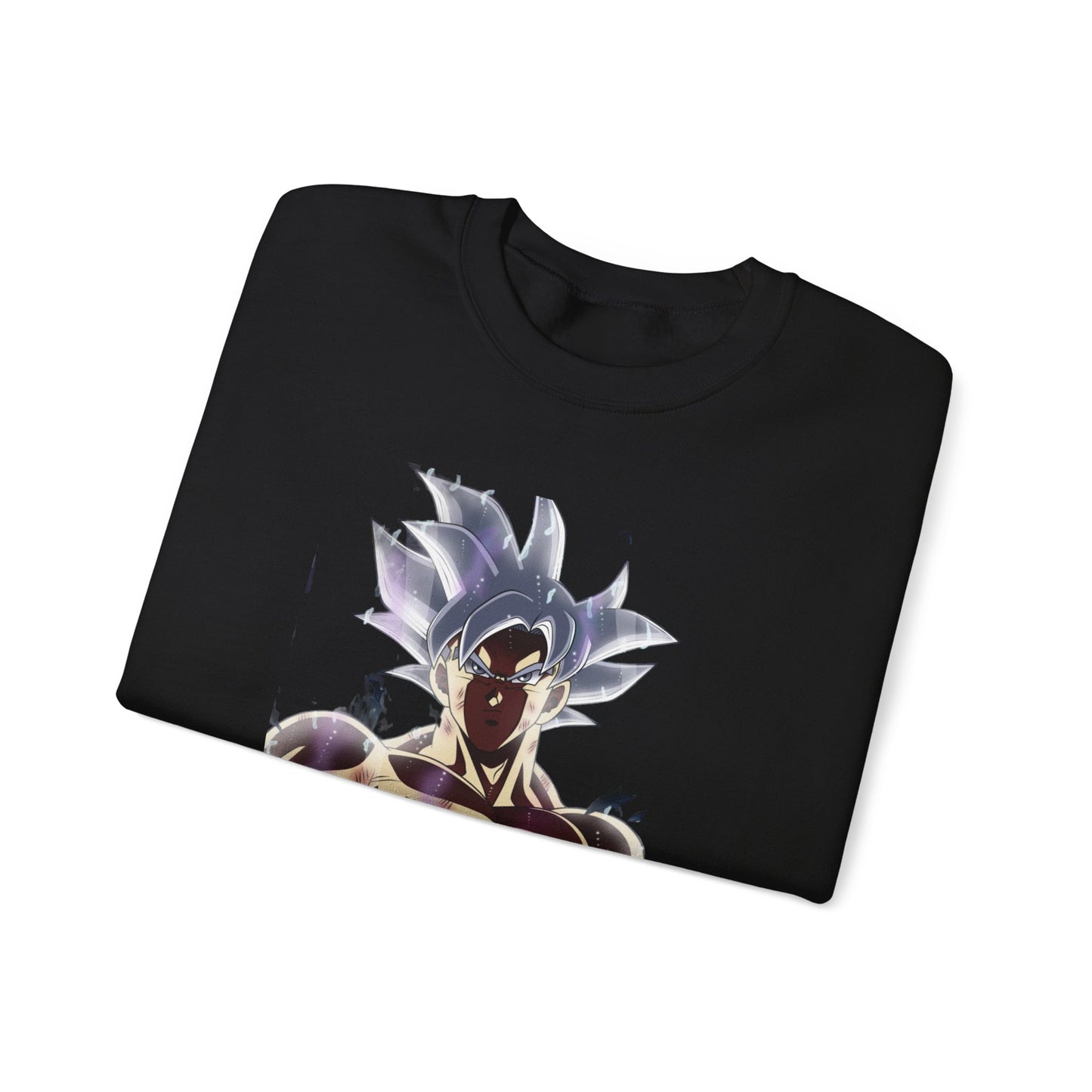 Dragon Ball Super Goku Crewneck Sweatshirt - Ultra Power White Hair Design