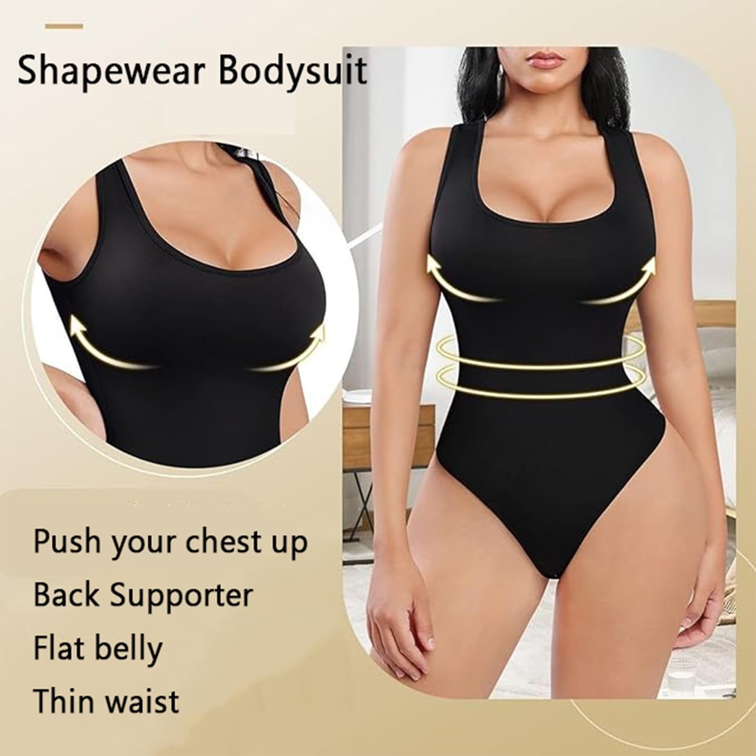 Women Shapewear Tummy Control Bodysuit for Sexy Seamless Butt Lifter Full Body Shaper Black Body Suits Slimming