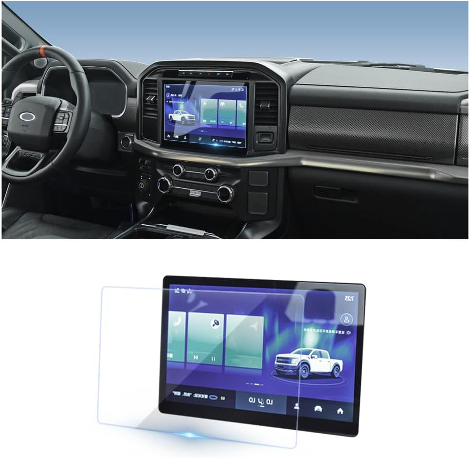 Car Screen Protector - HD Tempered Glass Screen Protecter Compatible with Tesla Model 3 & Tesla Model Y Accessories 2023-15"Anti Glare Screen Protector