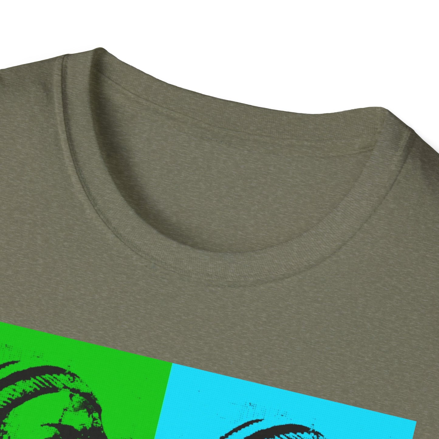 Marvin Gaye Abstract Paintings Andy Warhol Style Pop Art Unisex Soft style T-Shirt