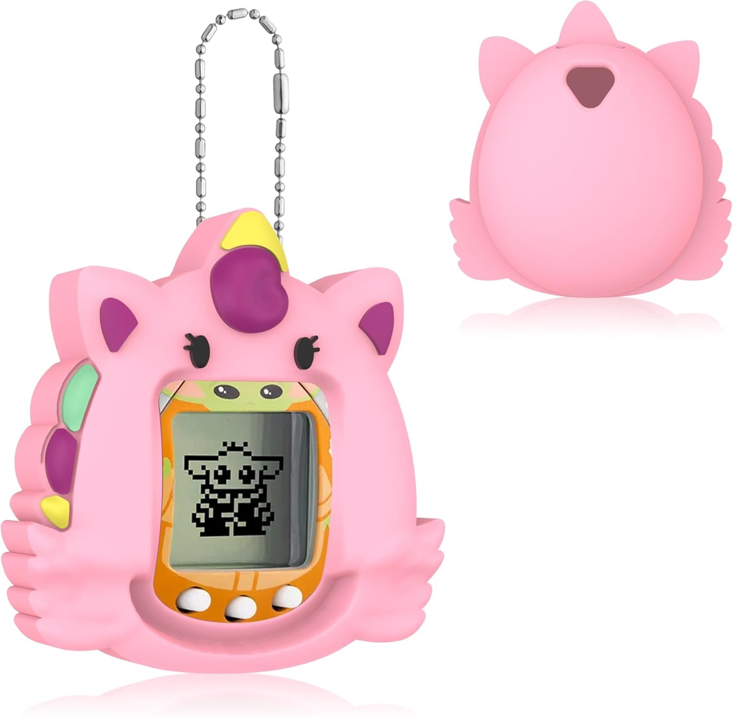 Compatible with Tamagotchi Nano Silicone Case, Cute Unicorn Pattern Protective Cover Case Suitable for Tamagotchi Nano Accessories for Kids ZOUSA