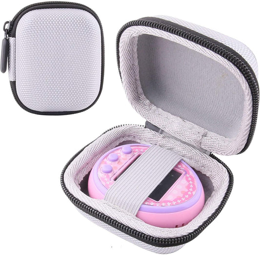 Hard Storage Carrying Case for Tamagotchi on Interactive Pet Game (Grey) ZOUSA