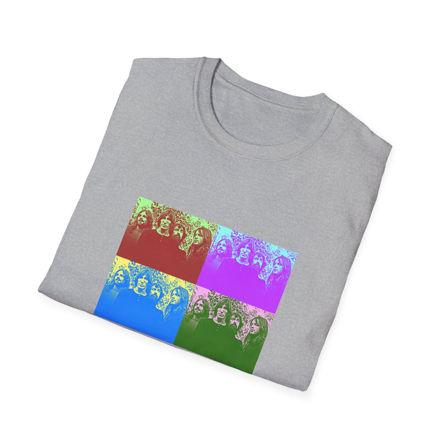 Pink Floyd Andy Warhol Style Pop Art Unisex Softstyle T-Shirt