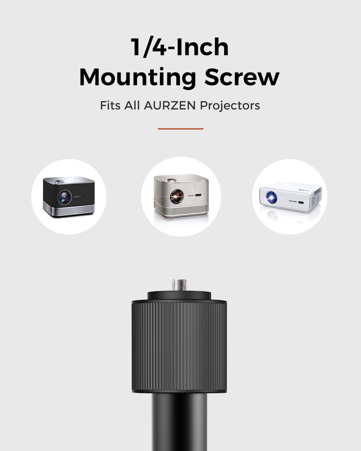 Extendable Ceiling & Wall Projector Mounts + 100" 4K HD Portable Screen with Stand (16:9,Adjustable Height, 160° Viewing Angle, for Home & Outdoor).