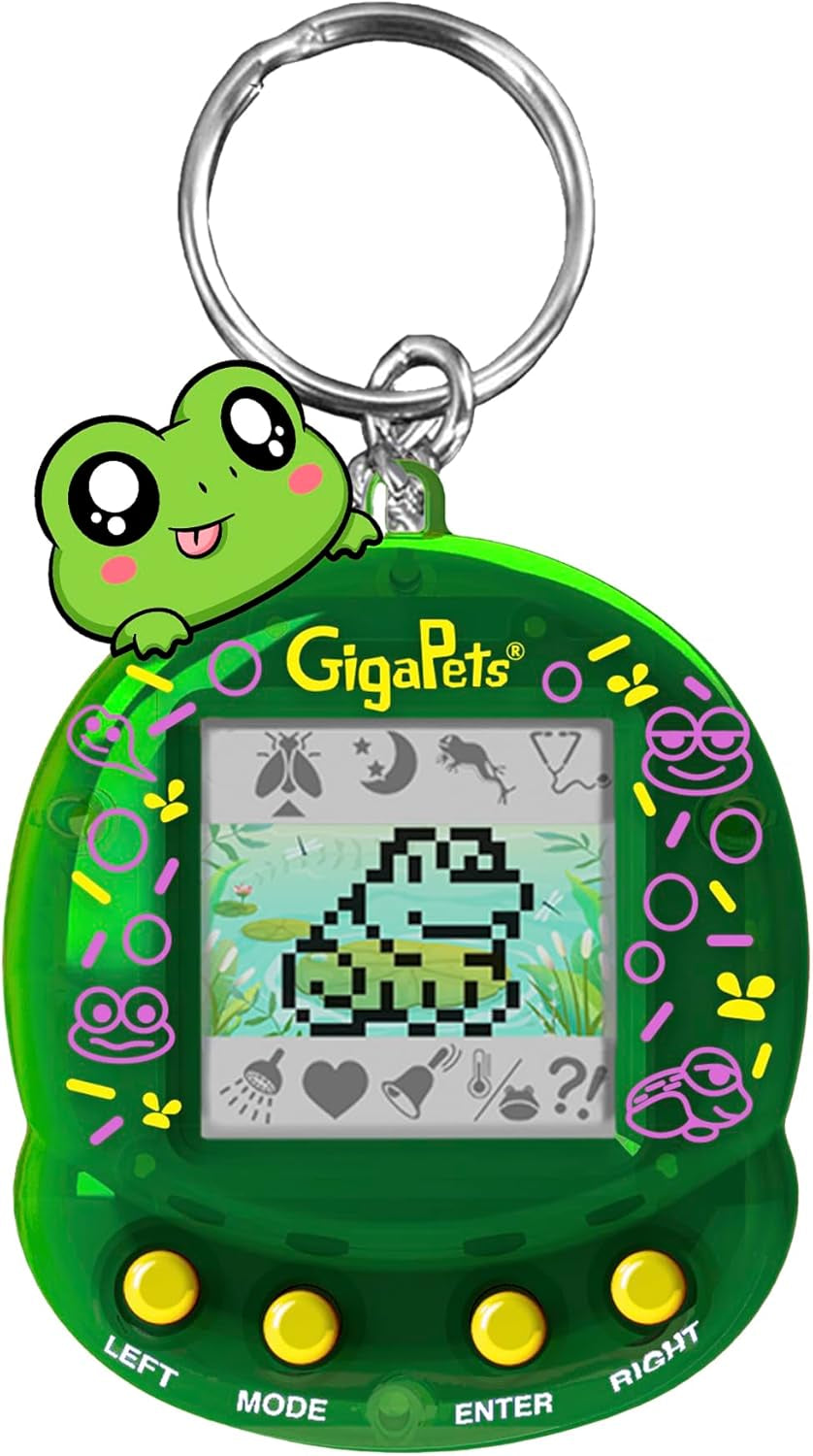 Giga Pet Virtual Pet for Kids Ages 5 and Up, 90S Throwback, Floppy Frog | 25Th Anniversary Edition Upgraded Collector’S Edition | Kids Learn to Take Care of a Pet ZOUSA