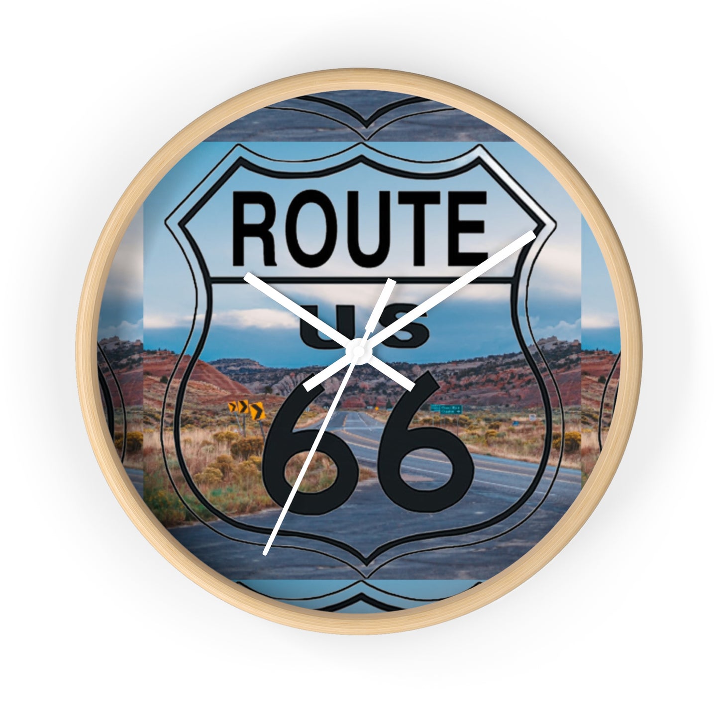 US ROUTE 66 HIGHWAY Wall Clock