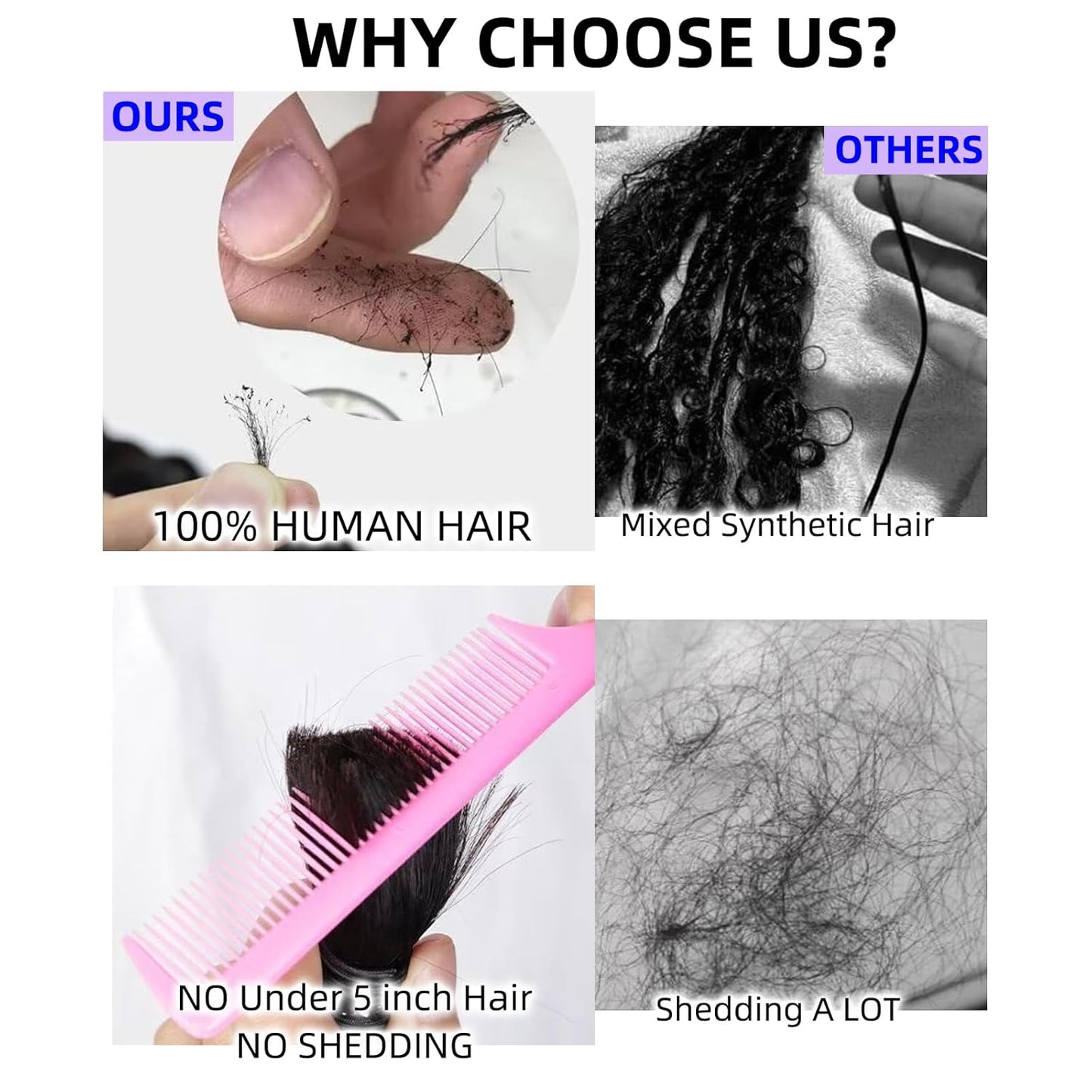 Langer 4/27 Highlight Human Braiding Hair Deep Wave Bulk Human Hair for Braiding No Weft 150G 3 Bundles/Pack Ombre 16A Brazilian Curly Human Hair Extensions for Braids Boho Braiding Hair 18 Inch