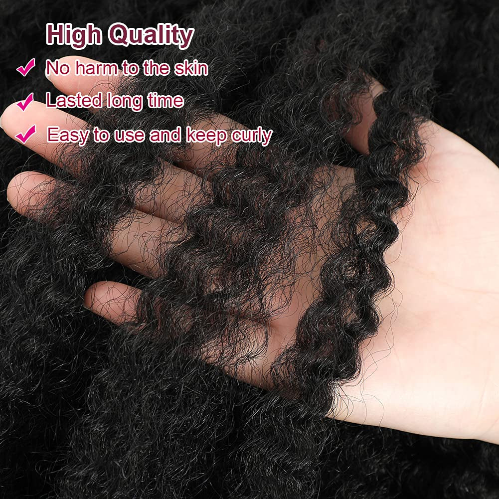 Marley Braiding Hair 24 Inch Marley Hair for Goddess Locs Crochet Hair Marley Hair for Twists Hair Extensions (24 Inch (Pack of 3), 2)