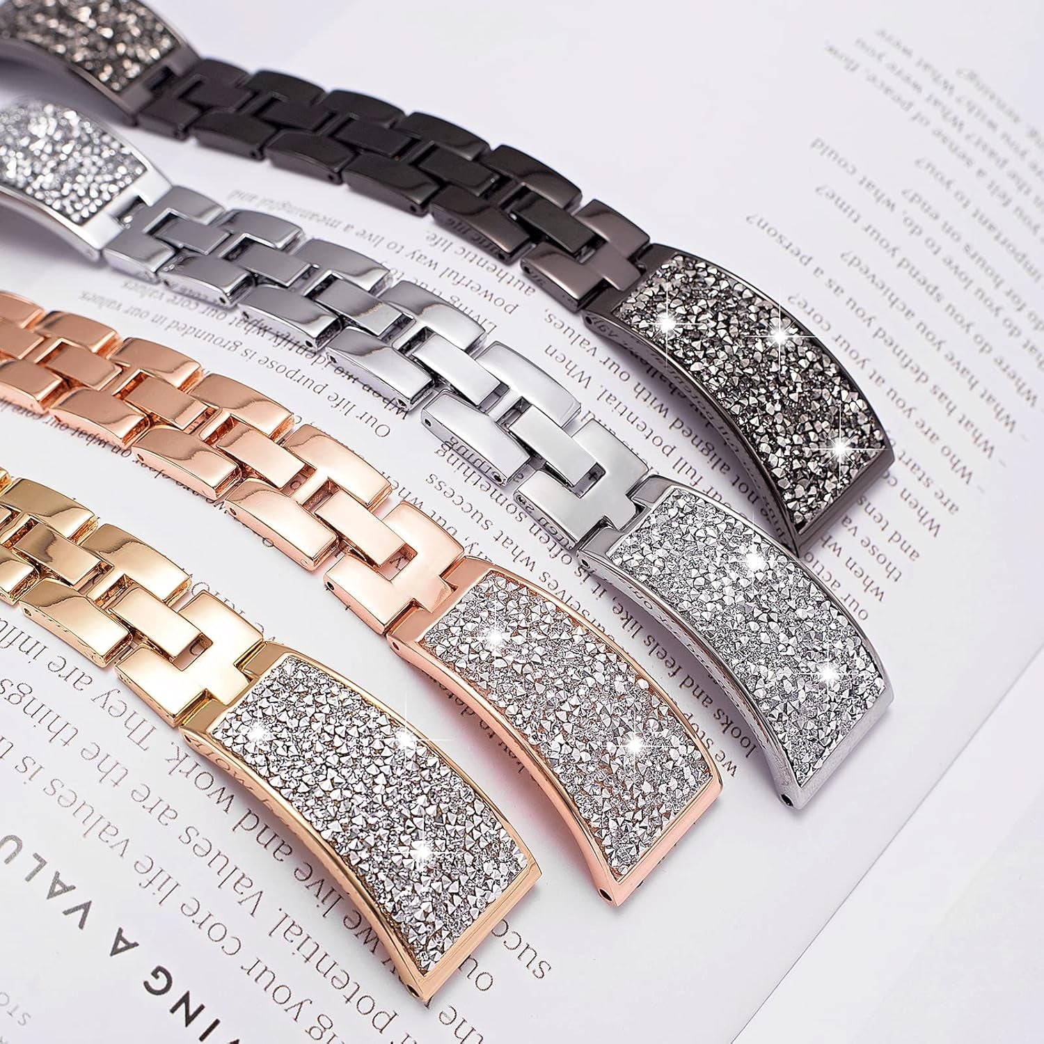 Stainless Steel Metal Band Compatible with Apple Watch Band 38Mm 40Mm 41Mm 42Mm 44Mm 45Mm Diamond Rhinestone Women Bling Bracelet for Iwatch Series 8/7/6/5/4/3/2/1 Ultra SE