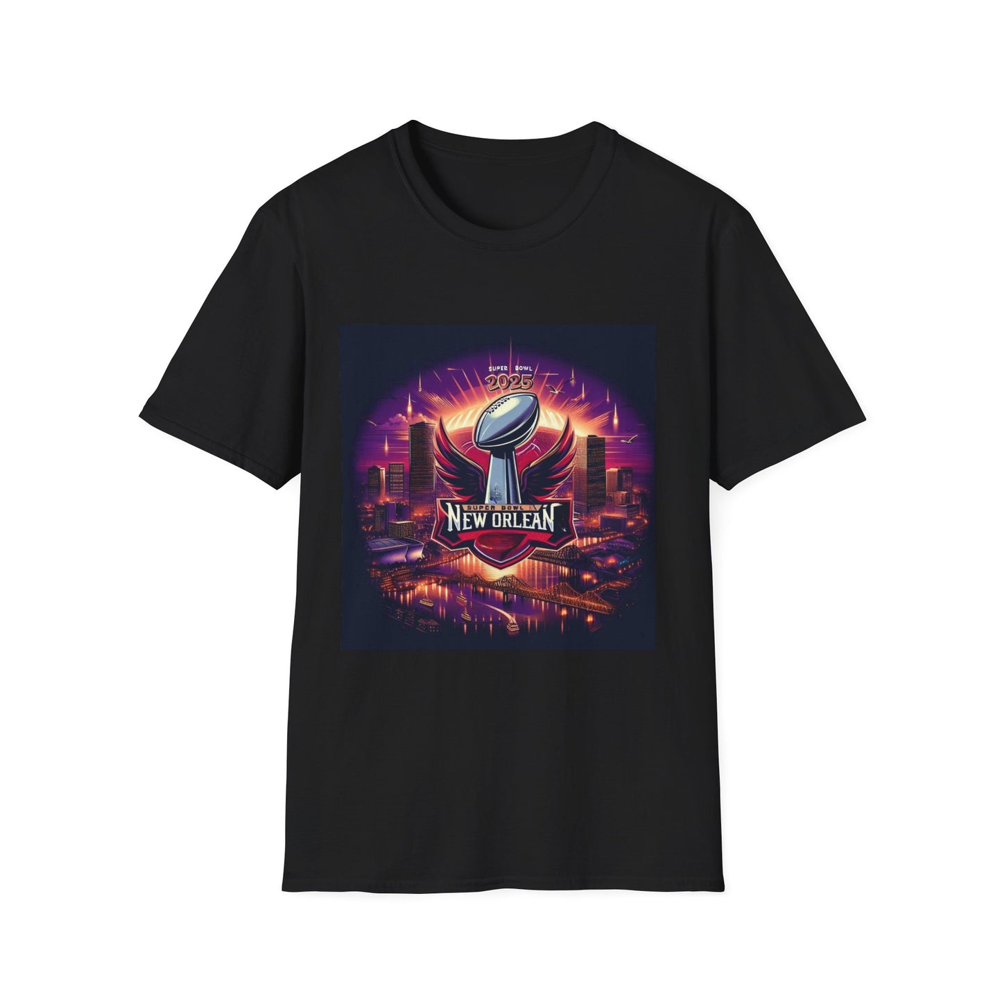 Super Bowl LIX Matchup T-Shirt Kansas City Chiefs Philadelphia Eagles Unisex Softstyle T-Shirt