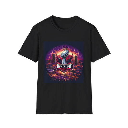 Super Bowl LIX Matchup T-Shirt Kansas City Chiefs Philadelphia Eagles Unisex Softstyle T-Shirt
