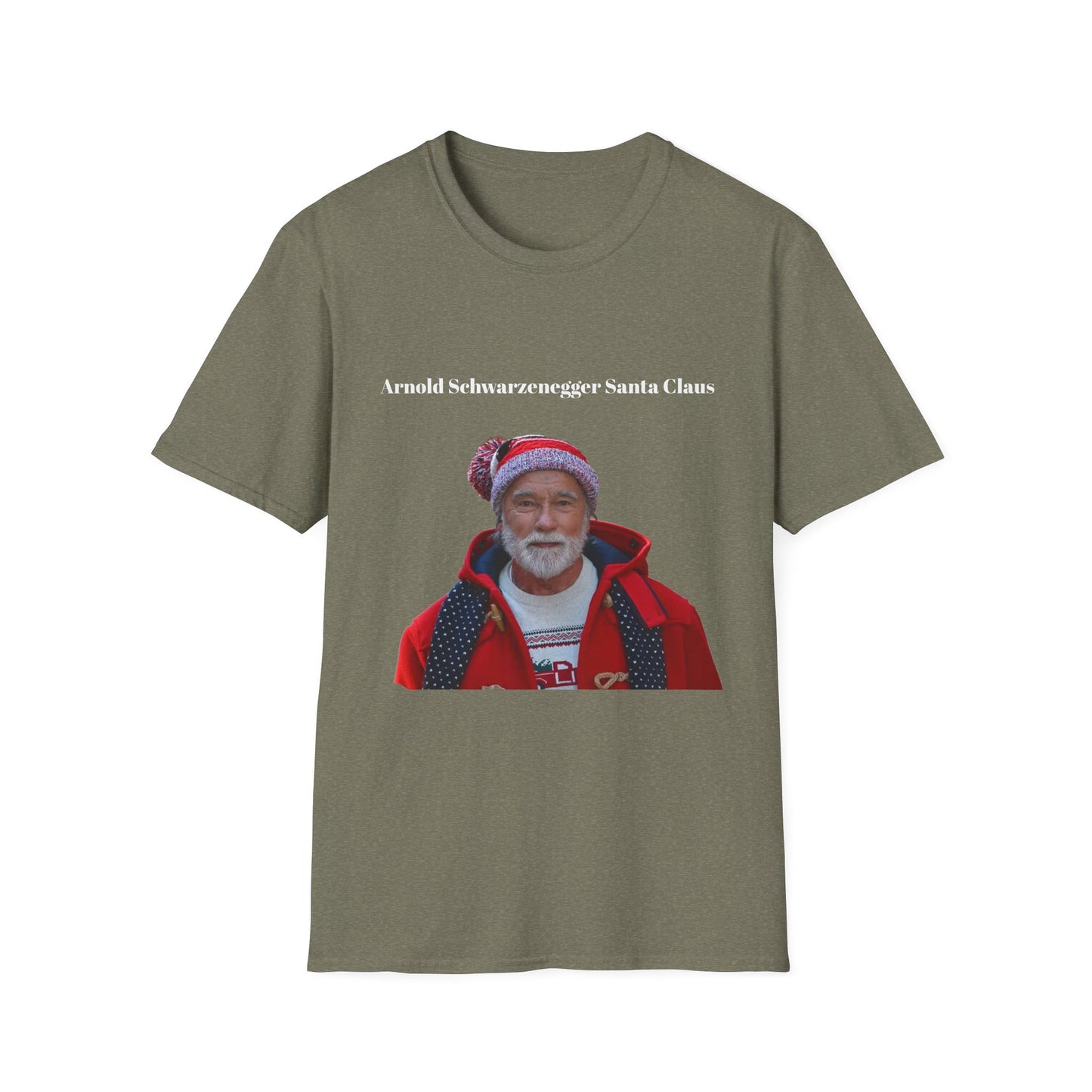 Arnold Schwarzenegger Santa Claus Unisex Softstyle T-Shirt