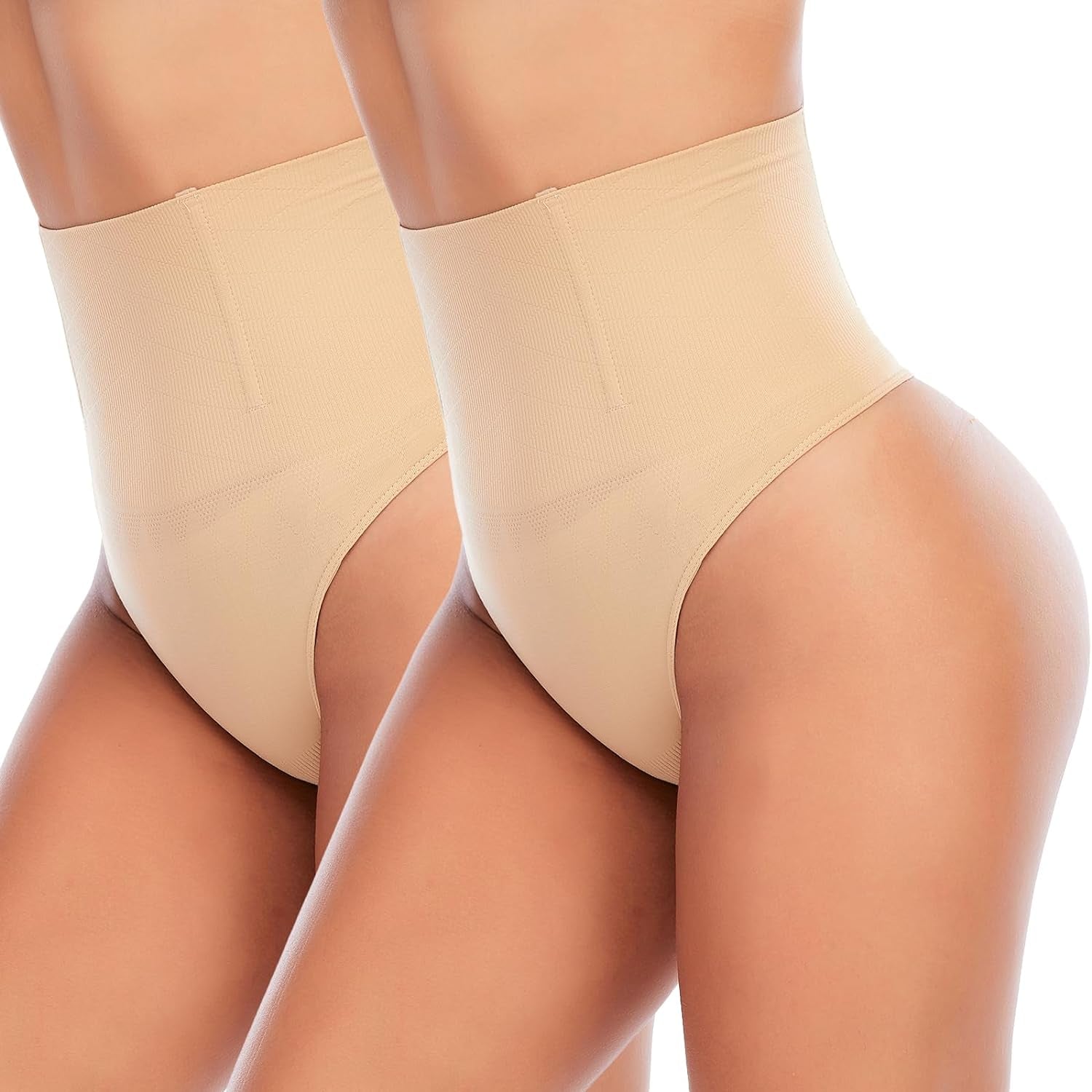 Tummy Control Thong Shapewear for Women Seamless Shaping Thong Panties Body Shaper Underwear