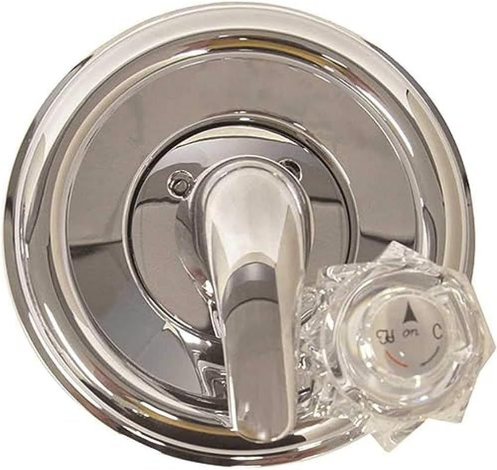 10003 Single Function Tub Trim Kit, Fits 1300/1400 Multichoice 13/14 600 Series Delta Shower Valve, Pack of 1, Chrome