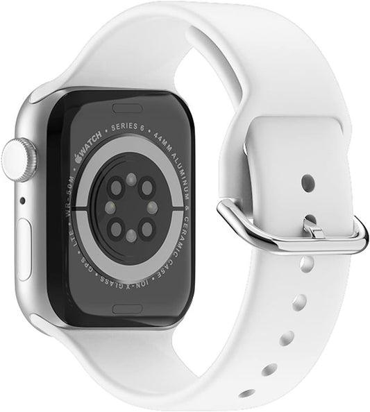 Sport Band Compatible with Kids Apple Watch Bands 49Mm 45Mm 44Mm 42Mm 41Mm 40Mm 38Mm, Soft Silicone Wristband Replacement Strap with Classic Clasp for Iwatch 9/Ultra/Se/8/7/6/5/4/3/2/1