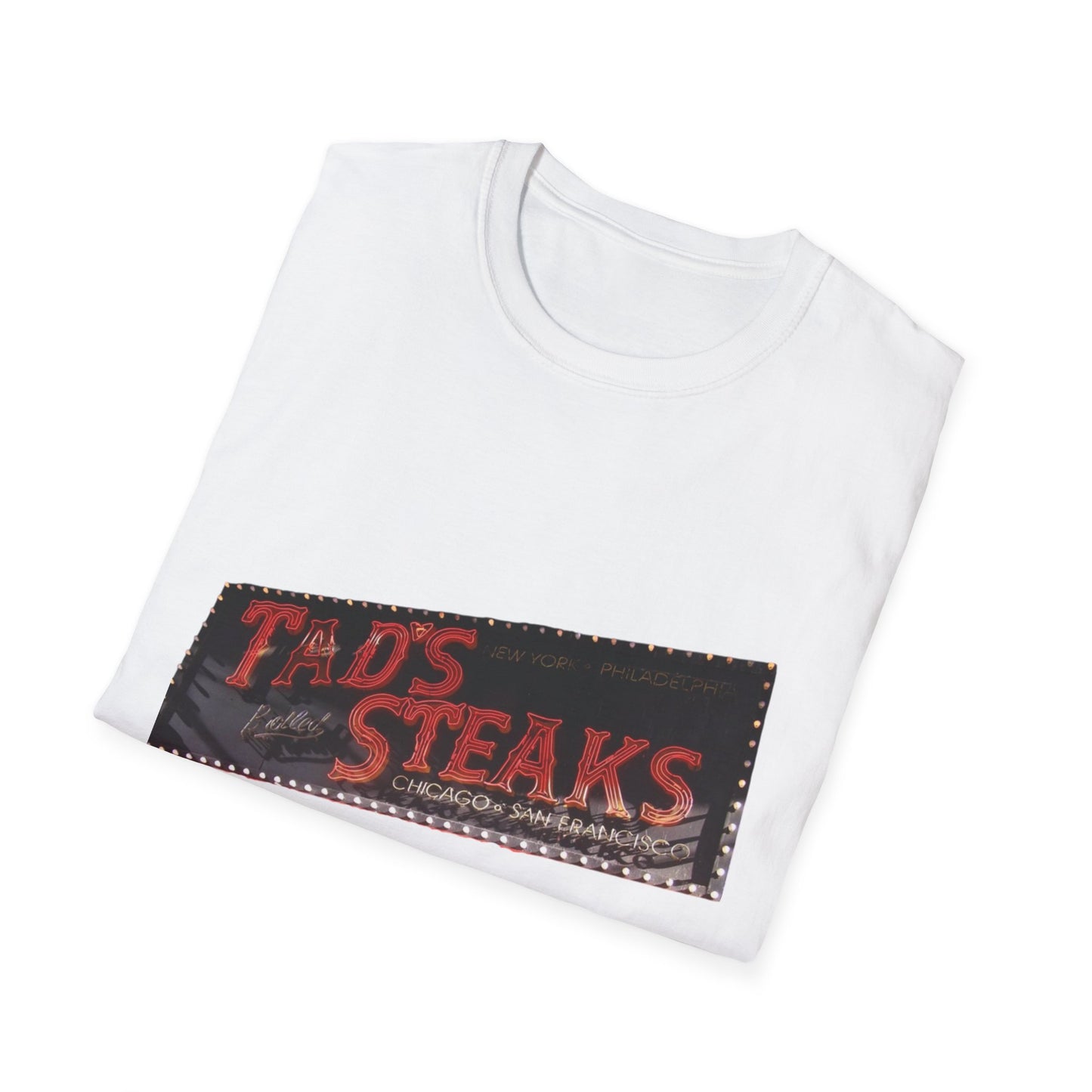 Tad's Steaks [gone] Times Square New York, NY Unisex Softstyle T-Shirt