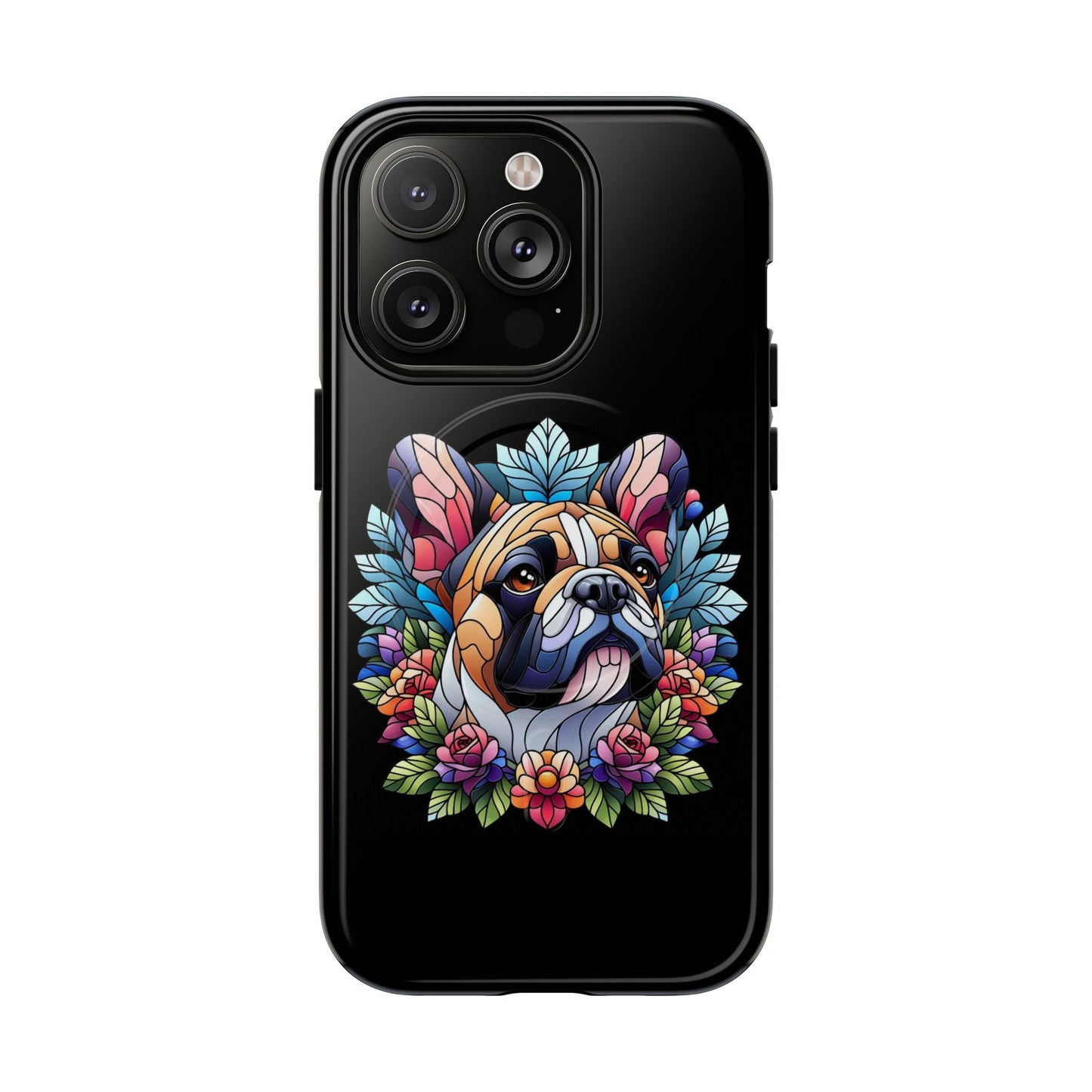 French Bulldog Stained Glass Tough Magnetic Cases