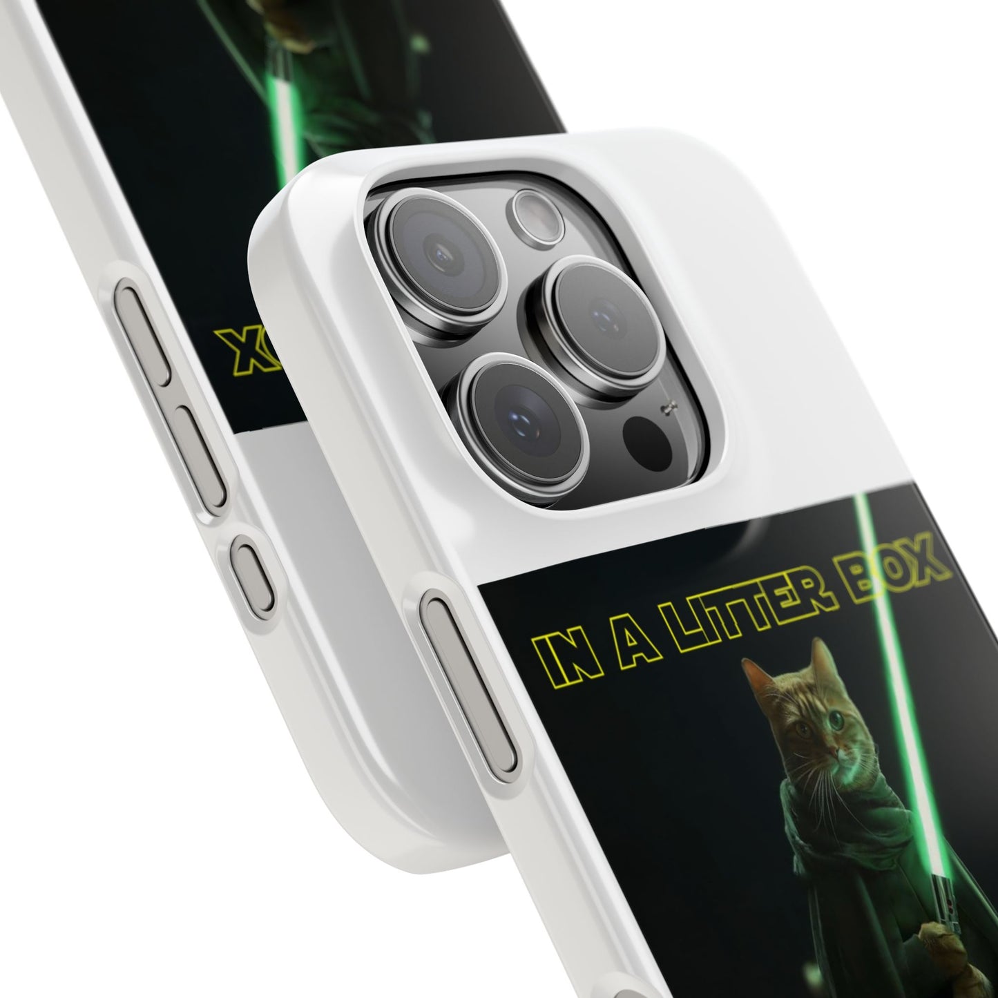 STAR WARS CAT IN A LITTER BOX FAR FAR AWAY  Slim Phone Cases