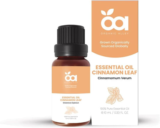Cinnamon Leaf Essential Oil by  | 100% Pure & Natural Cinnamomum Verum Essential Oil | Perfect for Aromatherapy & Home Fragrance (0.33 Fl Oz, Cinnamon Leaf) TLBH