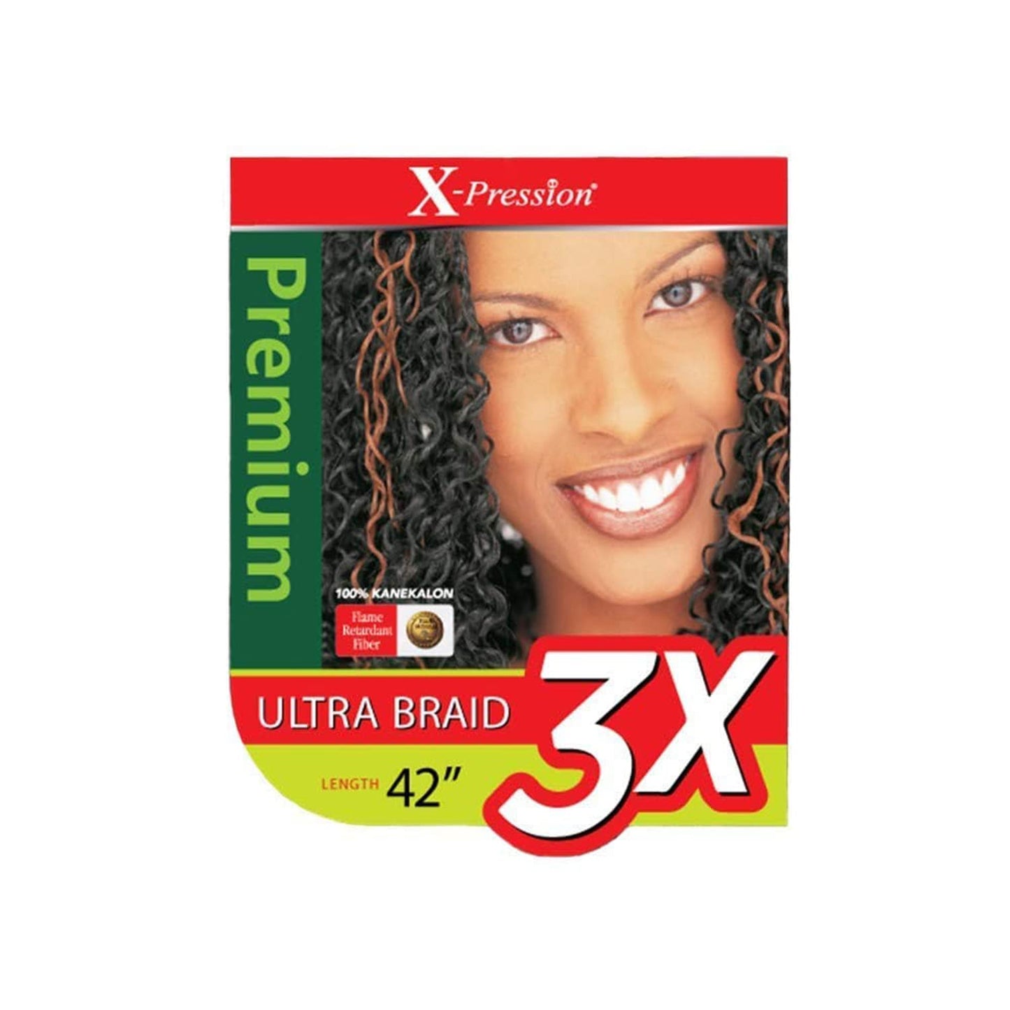 X-Pression Kanekaion 3X Pre Stretched Braid 42" (5-Pack, 2)