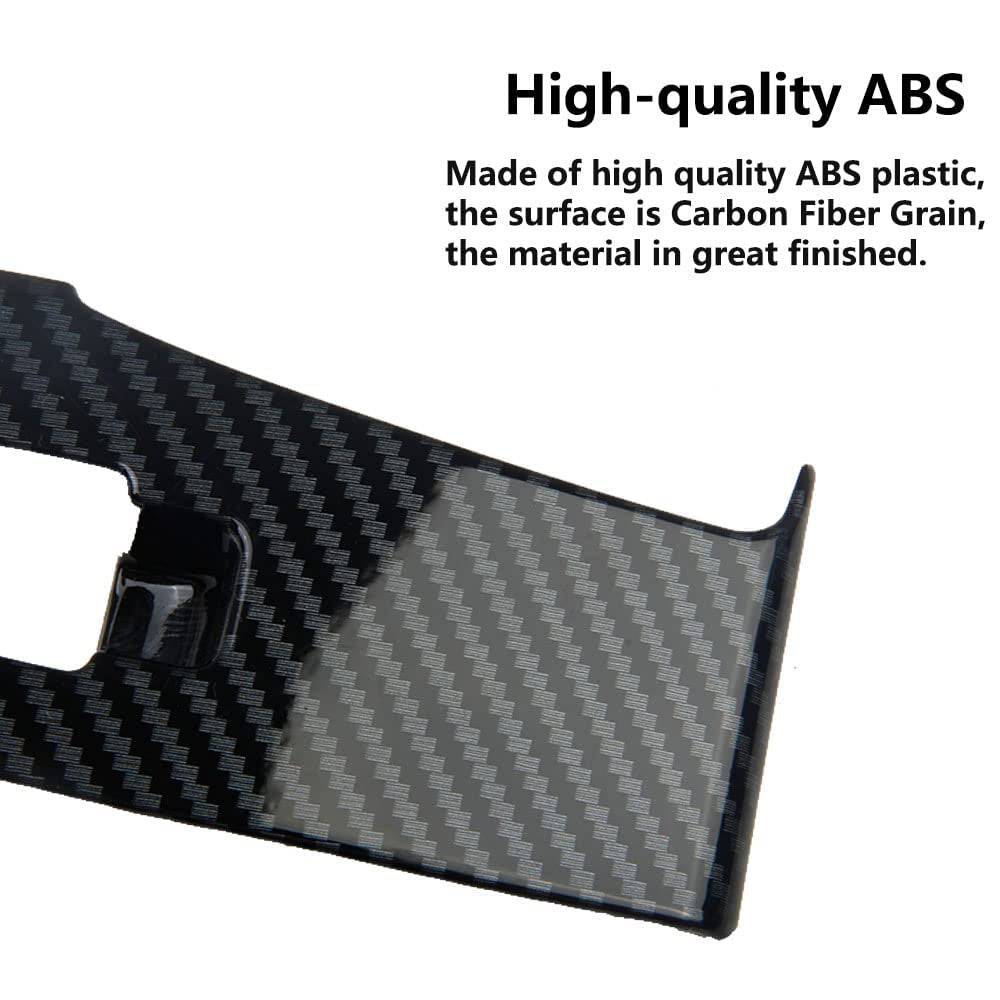 Carbon Fiber Interior Door Window Switch Panel Cover Trim Decoration Accessories for Tesla Model 3 2017-2023/Model Y 2020-2023