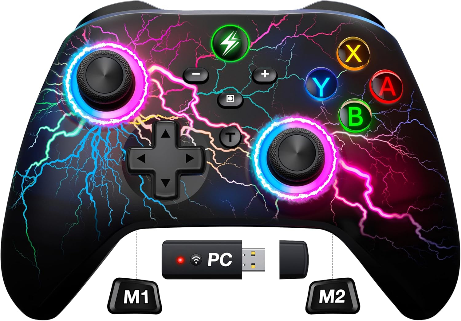 Wireless Switch Controller for Nintendo Switch Controller/Lite/Oled, LED Wired PC Game Joysticks-Wireless Ios/Android Remote, Nintendo Game Accessories Gamepads & Standard Controllers