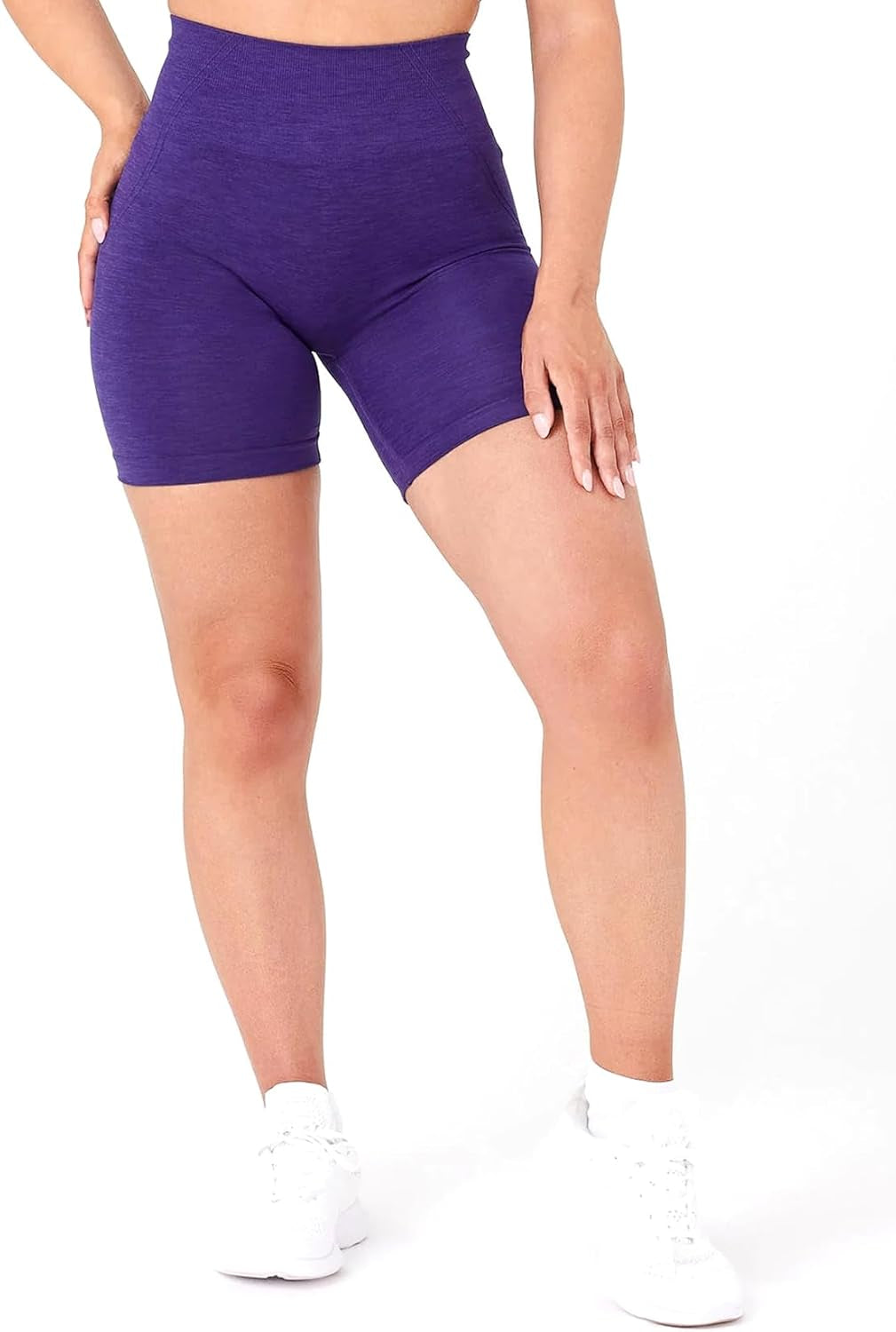 Women'S Butt Scrunch Seamless Workout Shorts,High Waisted Butt Liftings Effortless Yoga Athletic Shorts