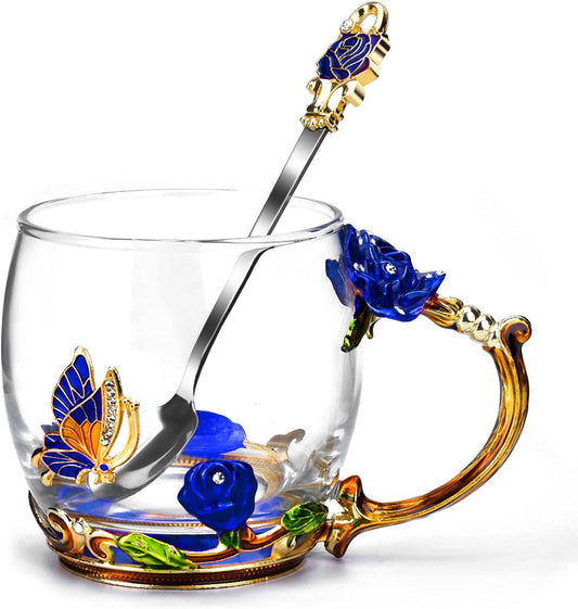 Unique Gifts for Women Mom Coffee Mugs Gifts for Women Birthday Unique Blue Tea Cup Gifts for Women Who Have Everything Womens Gifts for Christmas
