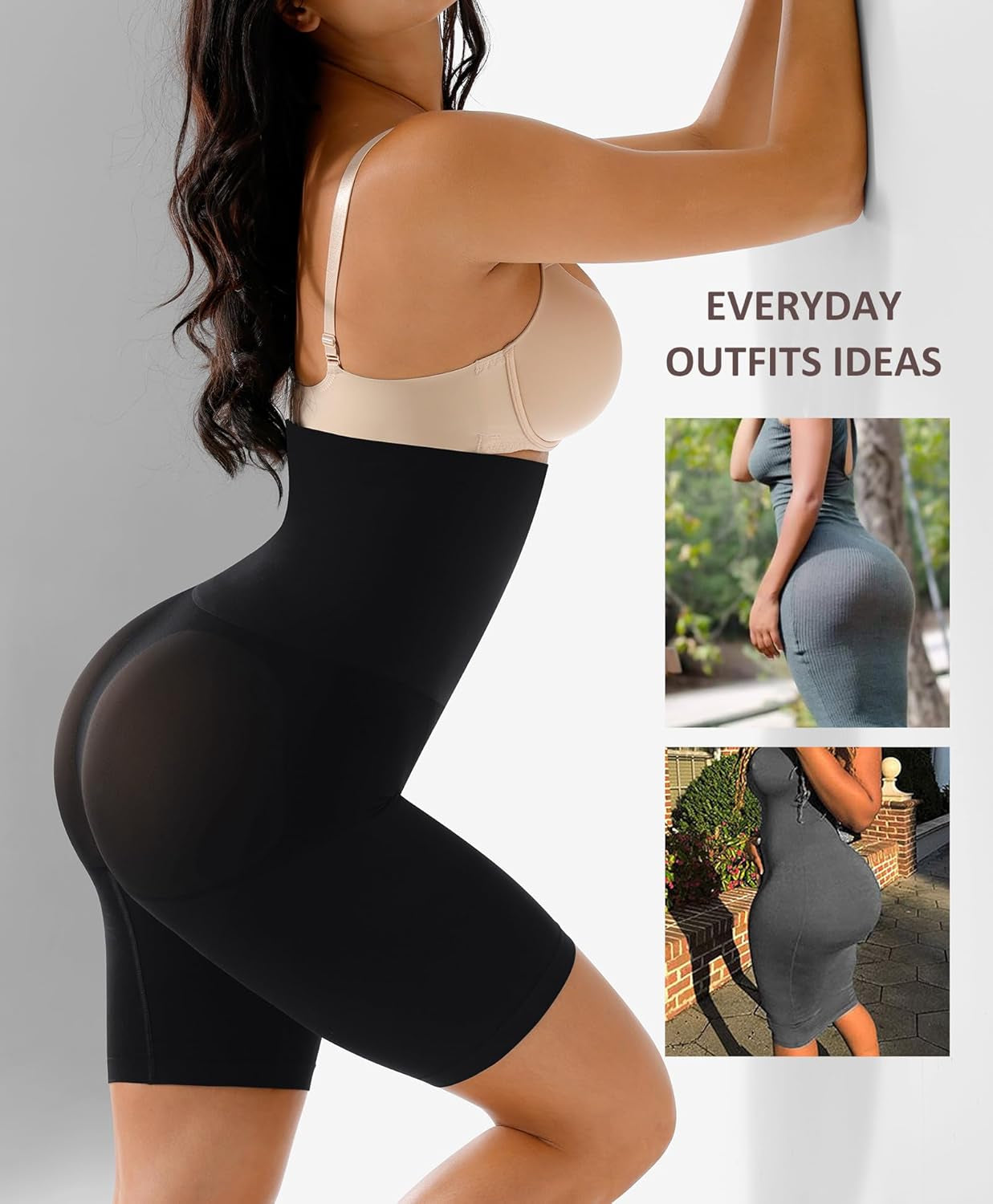 Tummy Control Shapewear for Women High Waist Body Shaper Shorts Butt Lifting Control Panties