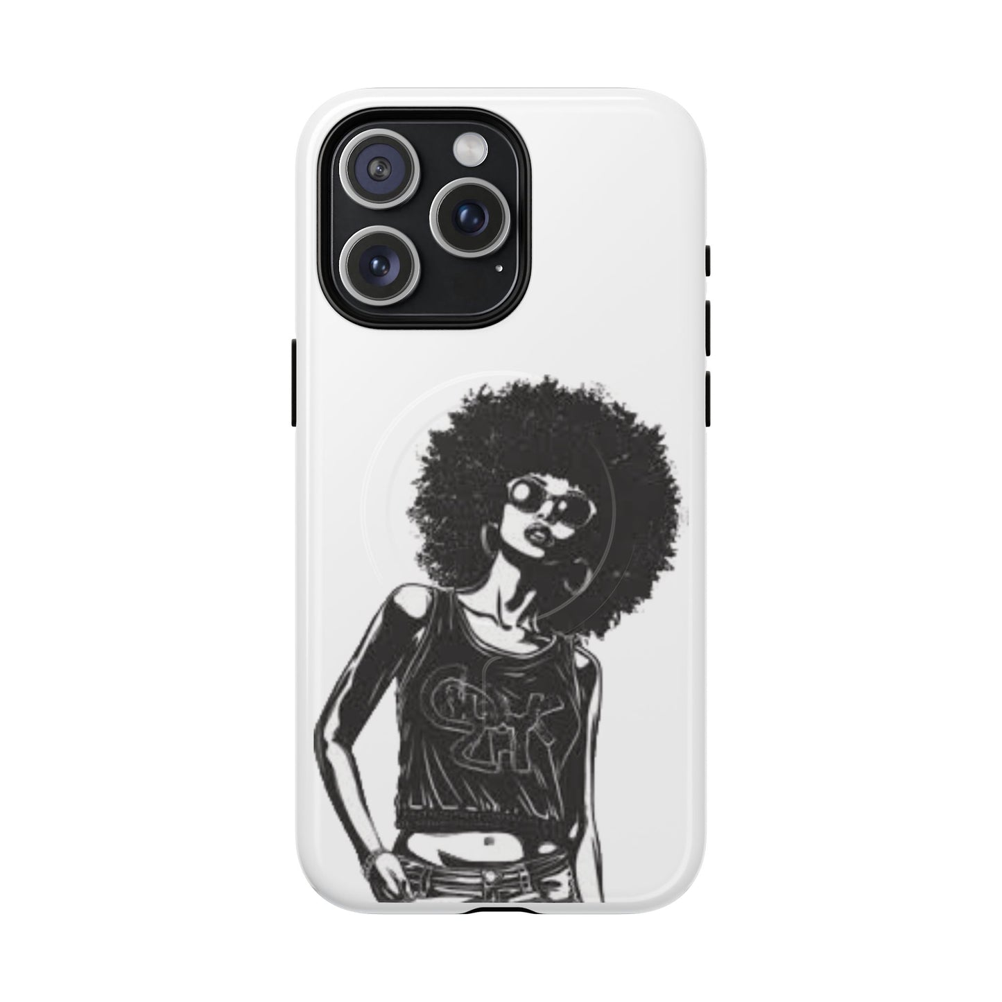 Afro Hip Hop Chic Tough Magnetic Cases