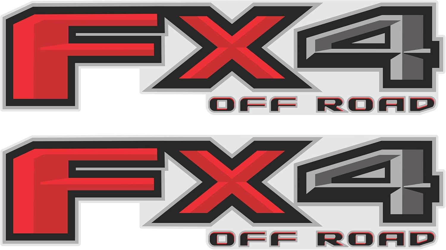 FX4 off Road Decal Replacement Sticker F150 Bedside F Truck Super Duty F250 F350 F450, Premium Series (Made in One Piece)