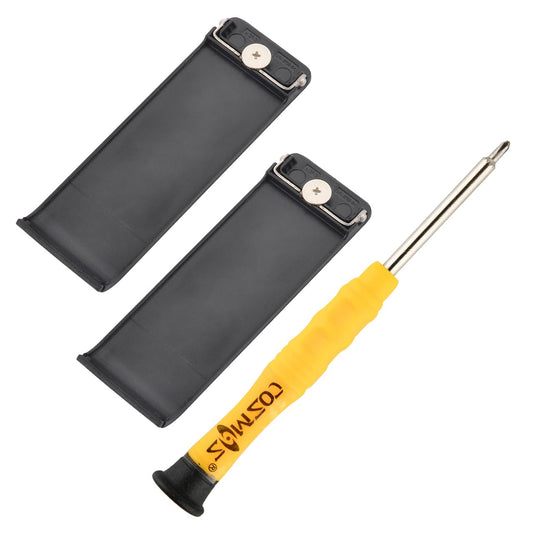 2 Pcs Replacement Kickstand Stand Back Shell Holder Back Bracket Compatible with Nintendo Switch Console, with 1 Piece Screwdriver