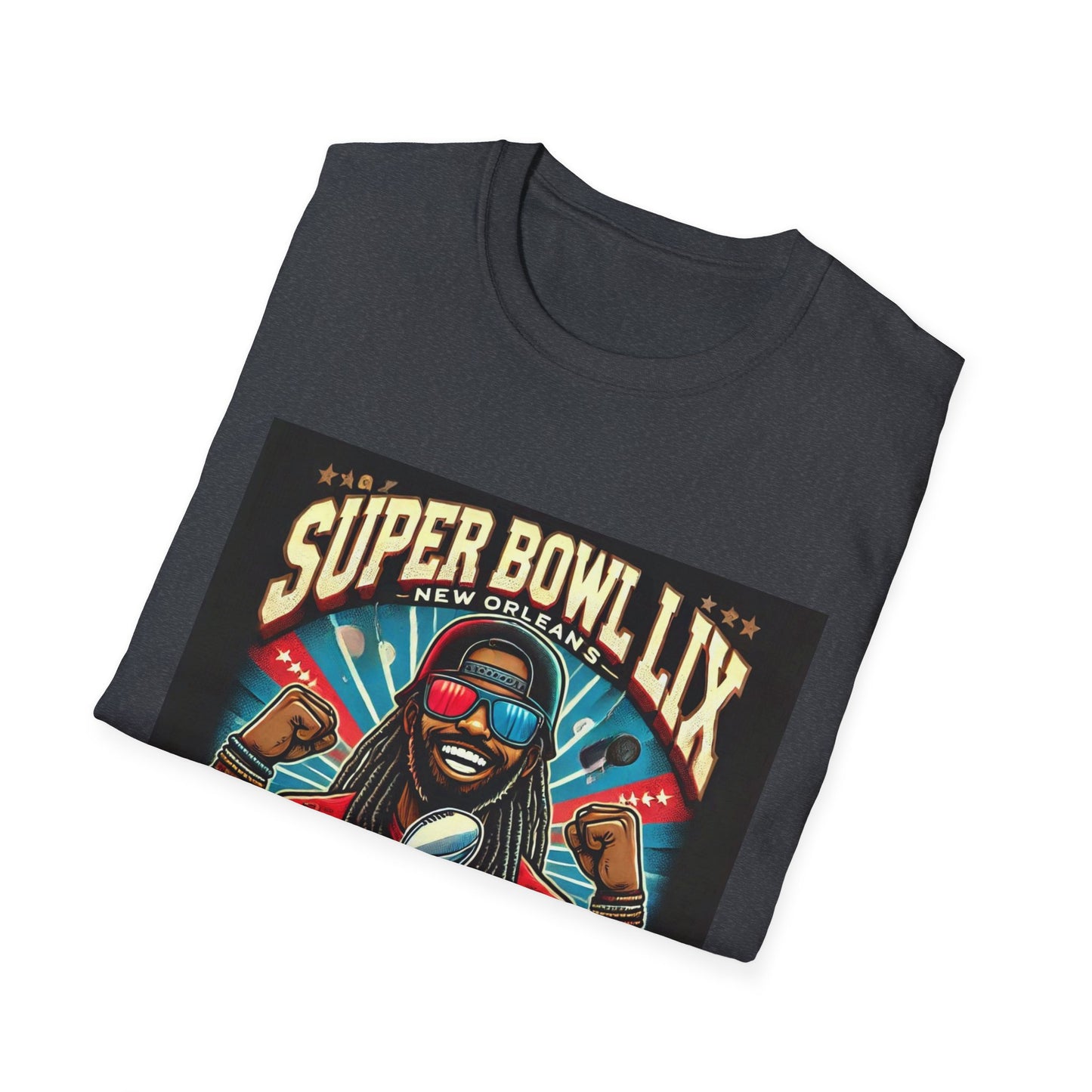 T-Shirt,Hoodie, !!! Super Bowl LIX New Orleans 2025 Unisex Softstyle T-Shirt
