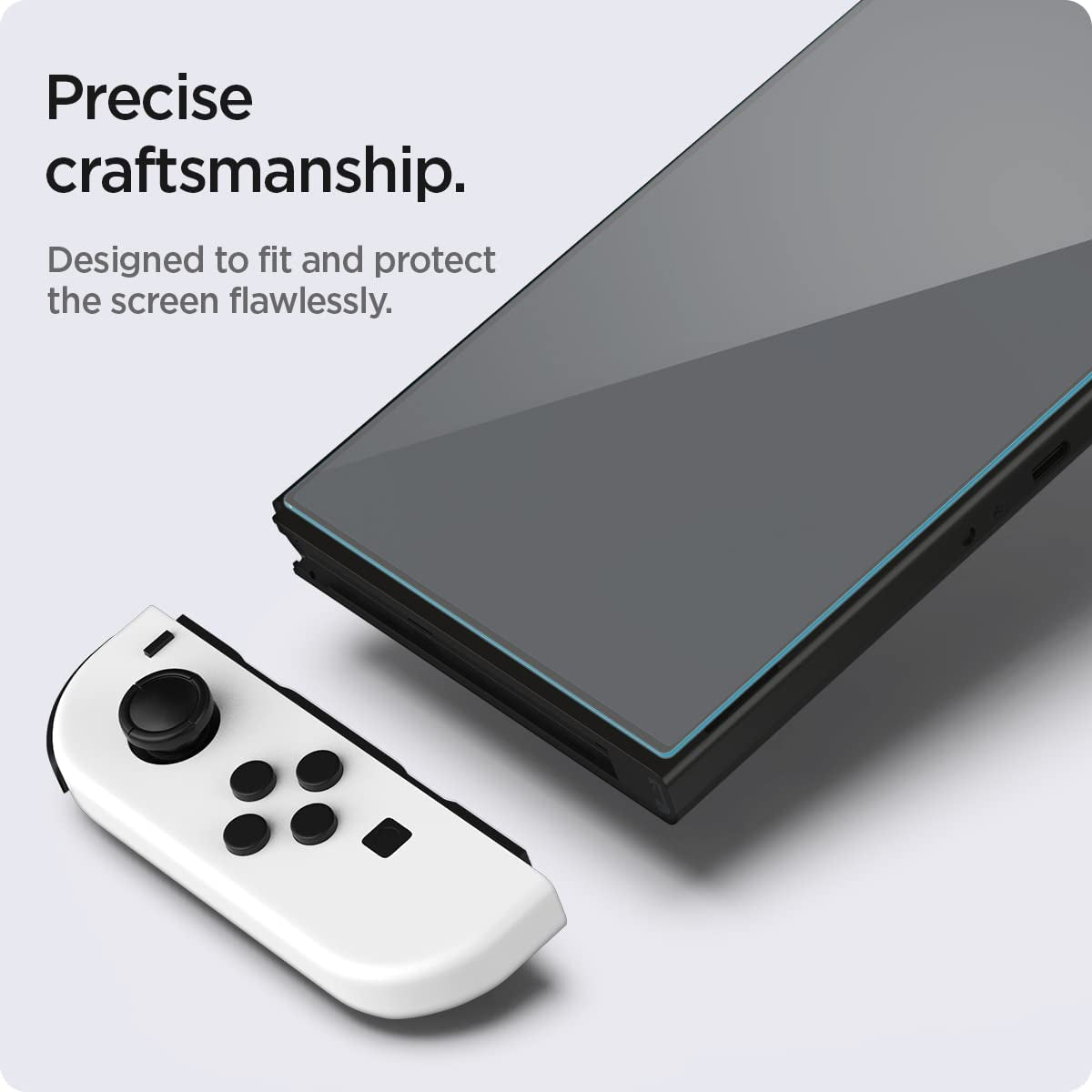 Tempered Glass Screen Protector [Glastr EZ FIT] Designed for Nintendo Switch (OLED Model) - 2 Pack